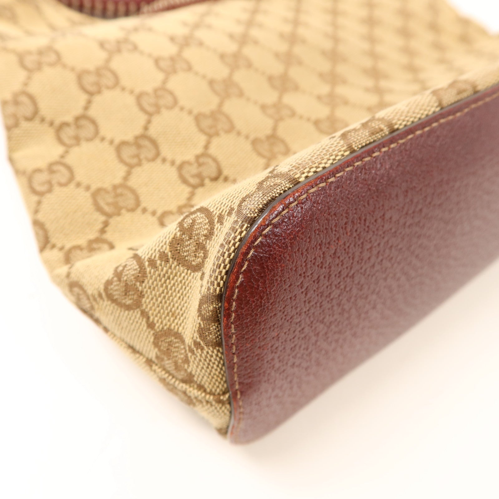 GUCCI 帆布Shoulder Bag金扣肩背袋