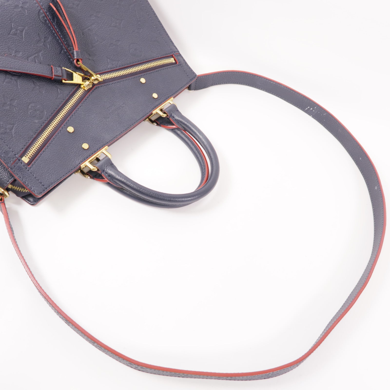 LOUIS VUITTON Monogram Empreinte Sully金扣手挽肩背兩用袋