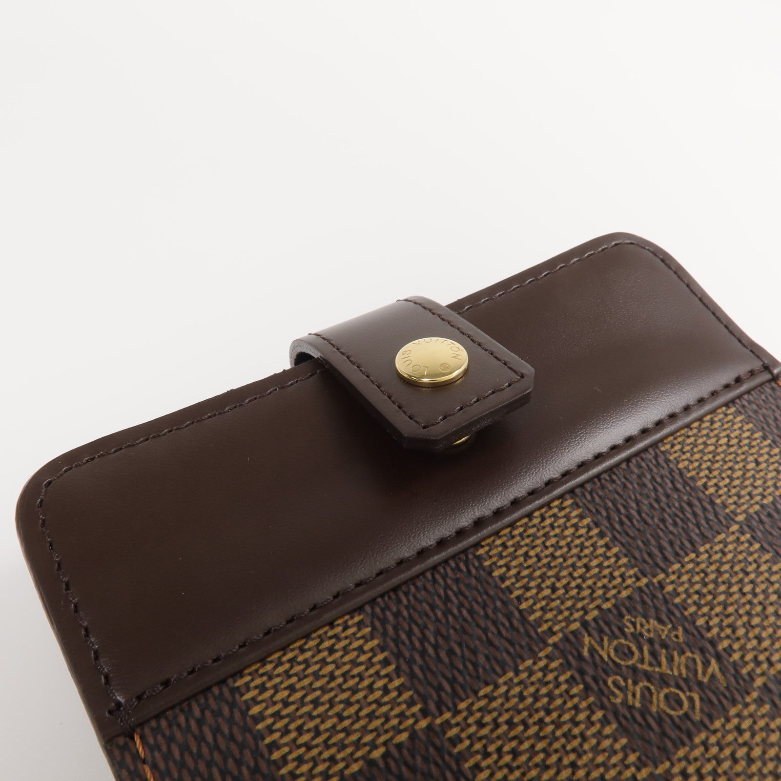 LOUIS VUITTON Damier Compact Zip Wallet錢包