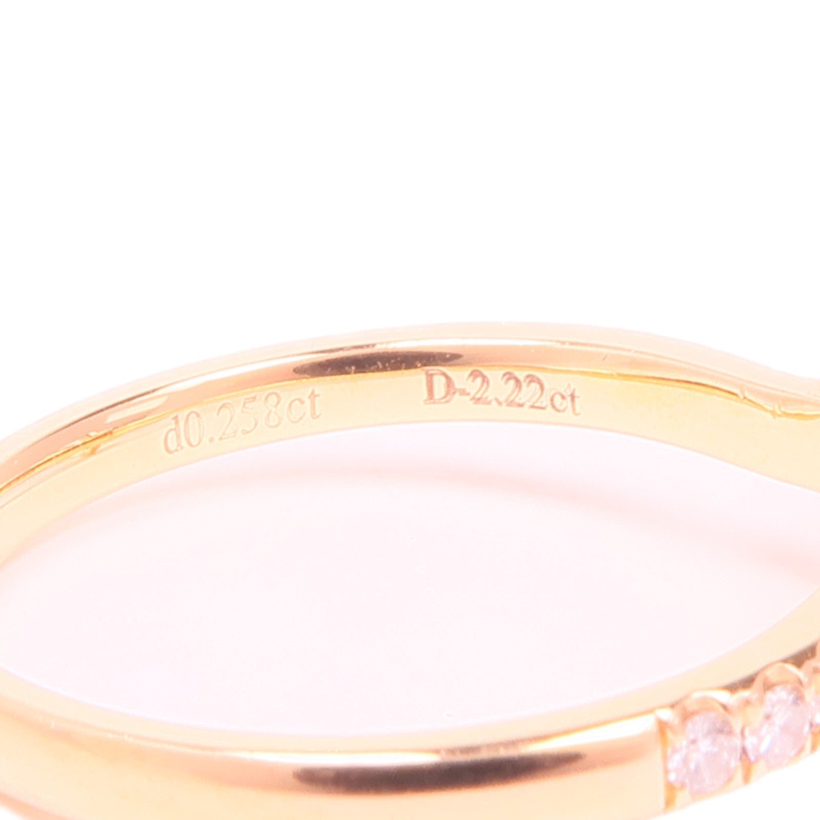 JEWELRY 18K玫瑰金Diamond Ring鑽石戒指US#7