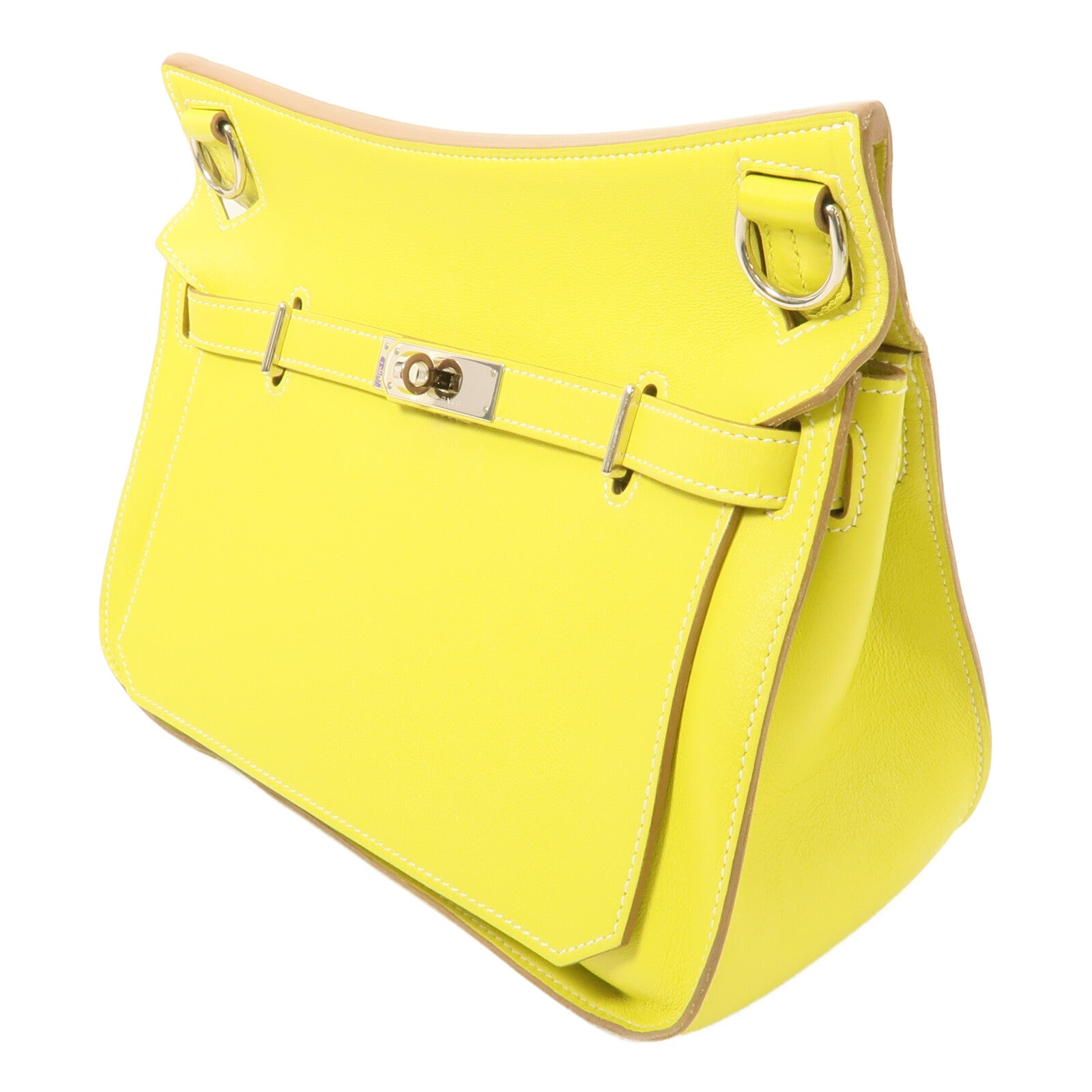 HERMES Swift皮革Jypsiere 28肩背袋Lime
