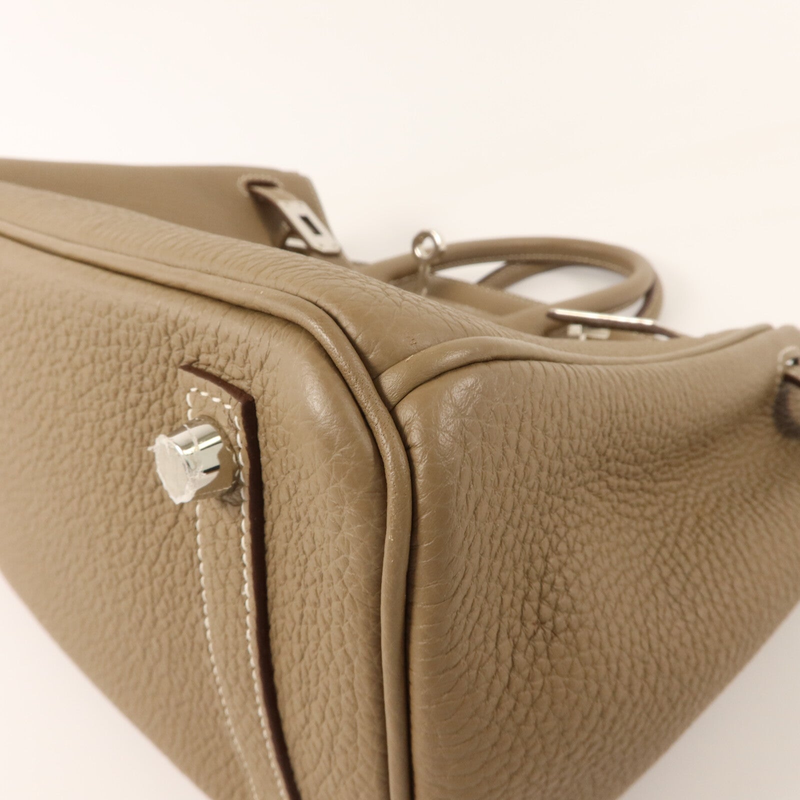 HERMES Togo皮革Birkin 25手挽袋Etoupe