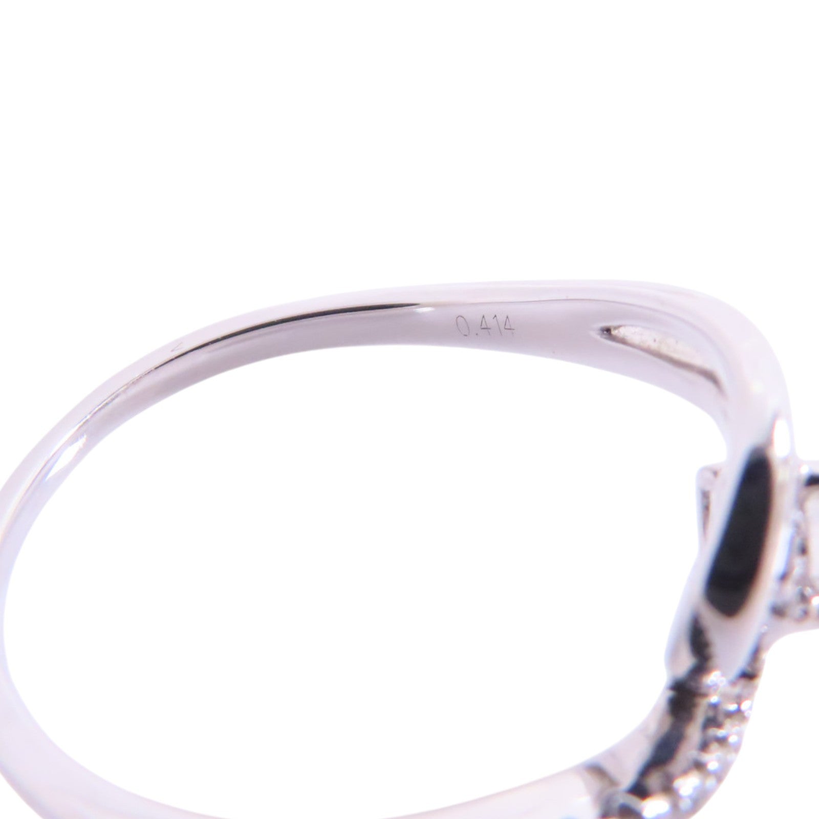 JEWELRY 【激減優惠】18K白金/鑽石Diamond Ring戒指US#6.5