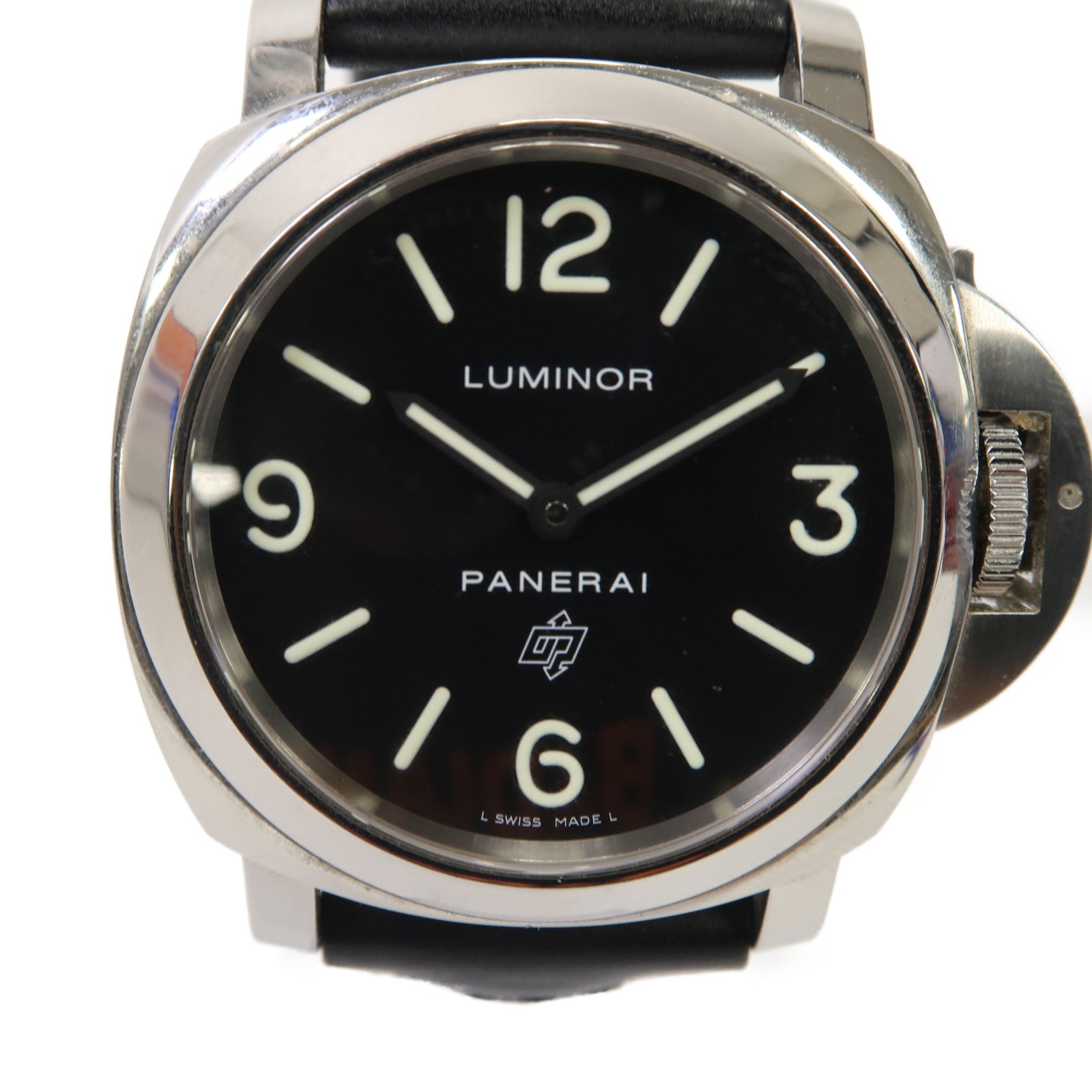 PANERAI Luminor 44mm不鏽鋼手錶自動機芯黑色