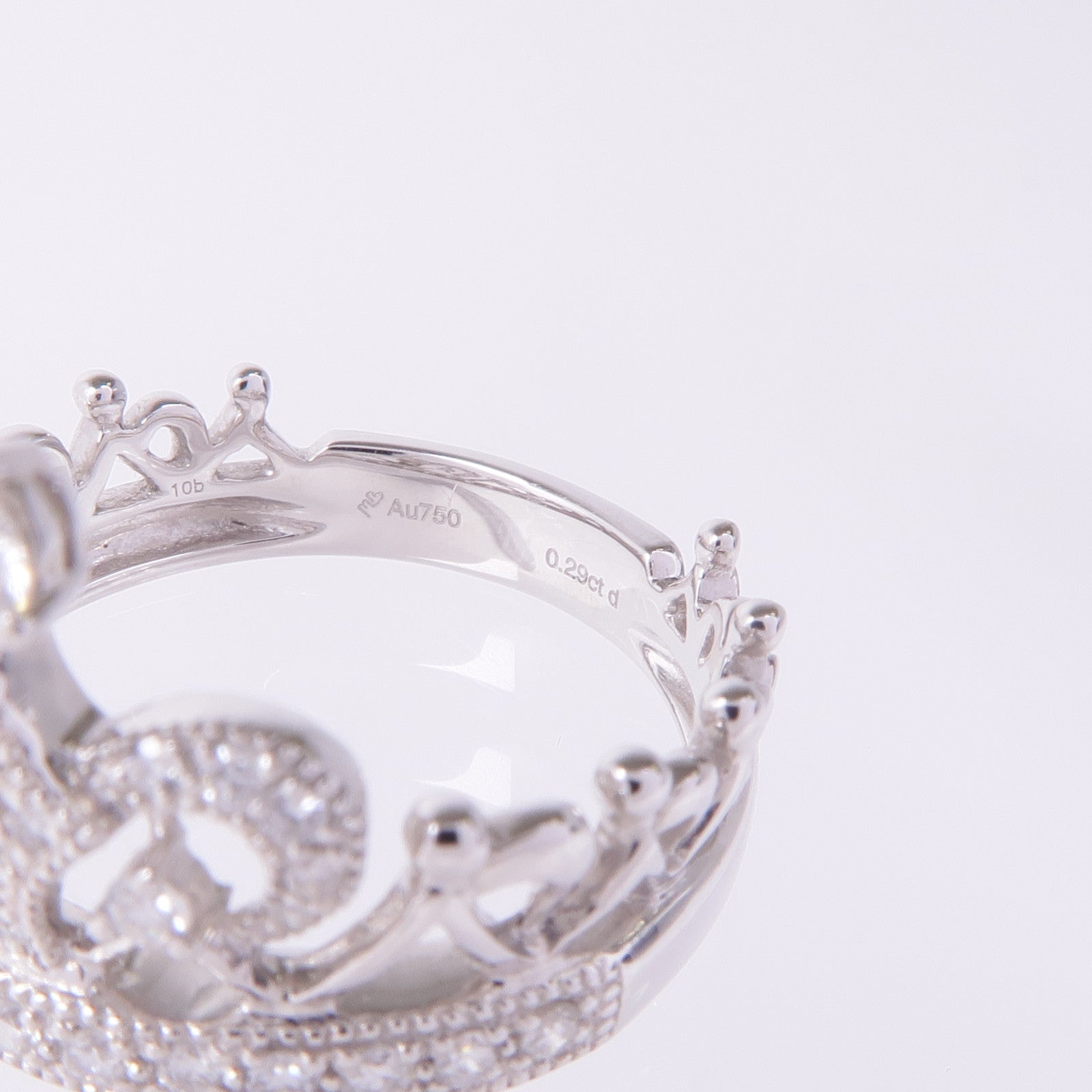 JEWELRY 18K白金Diamond Ring鑽石戒指US#5.25