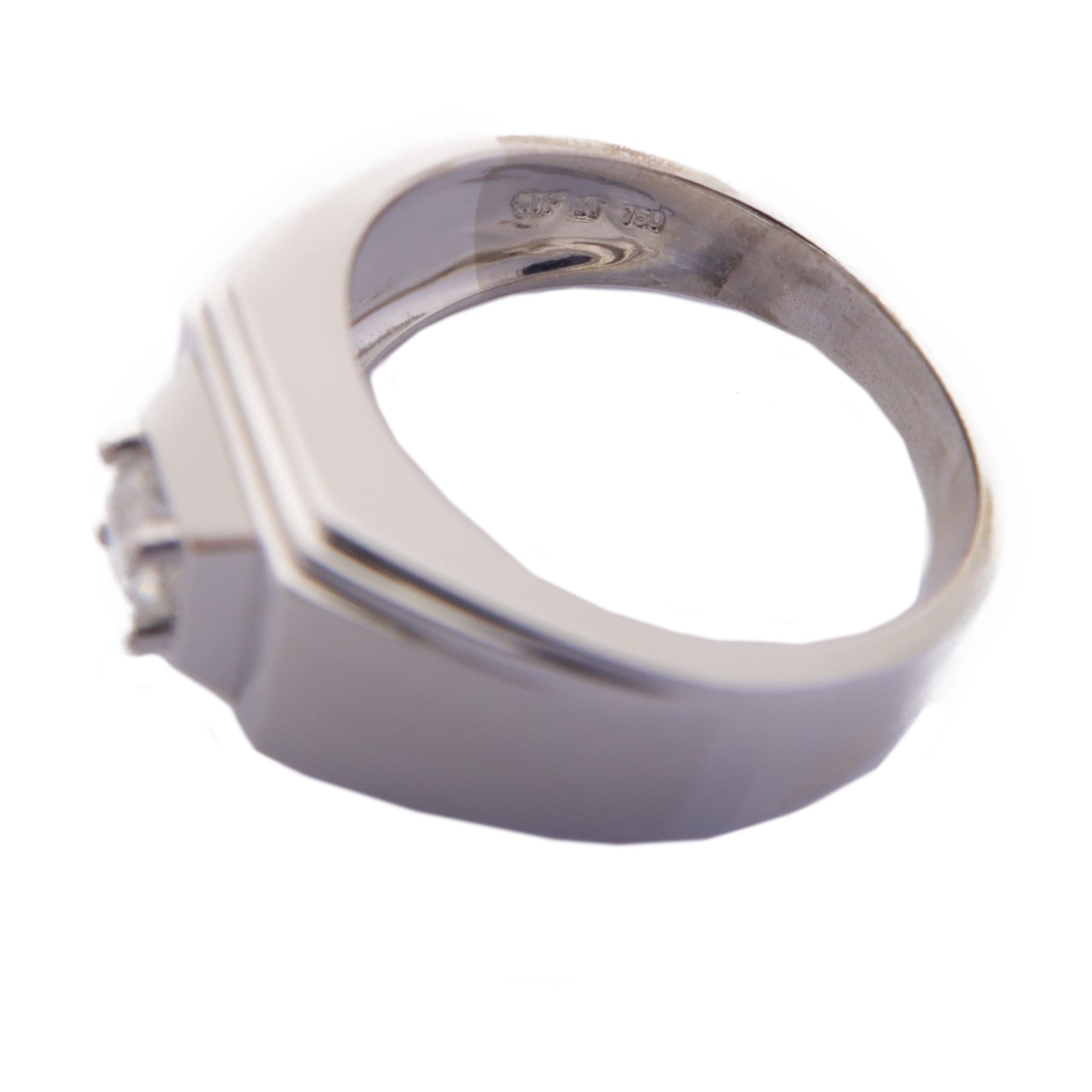 JEWELRY 【激減優惠】18K白金Diamond Ring石戒指US#7.25