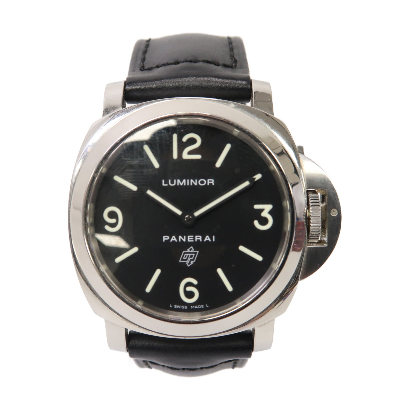 PANERAI Luminor 44mm不鏽鋼手錶自動機芯黑色