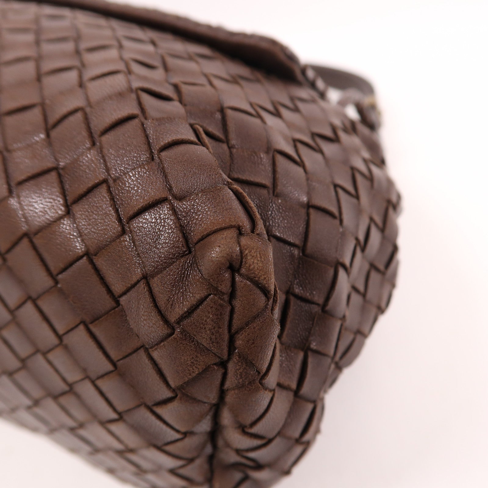 BOTTEGA VENETA 羊皮皮革Shoulder Bag金扣肩背袋