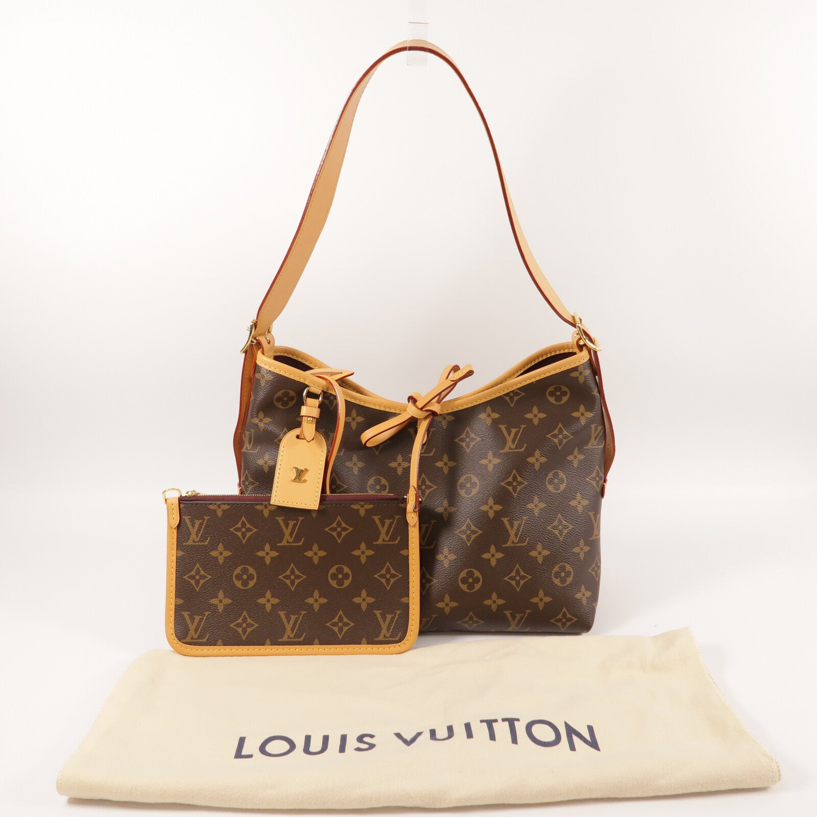 LOUIS VUITTON Monogram CarryAll PM肩背袋