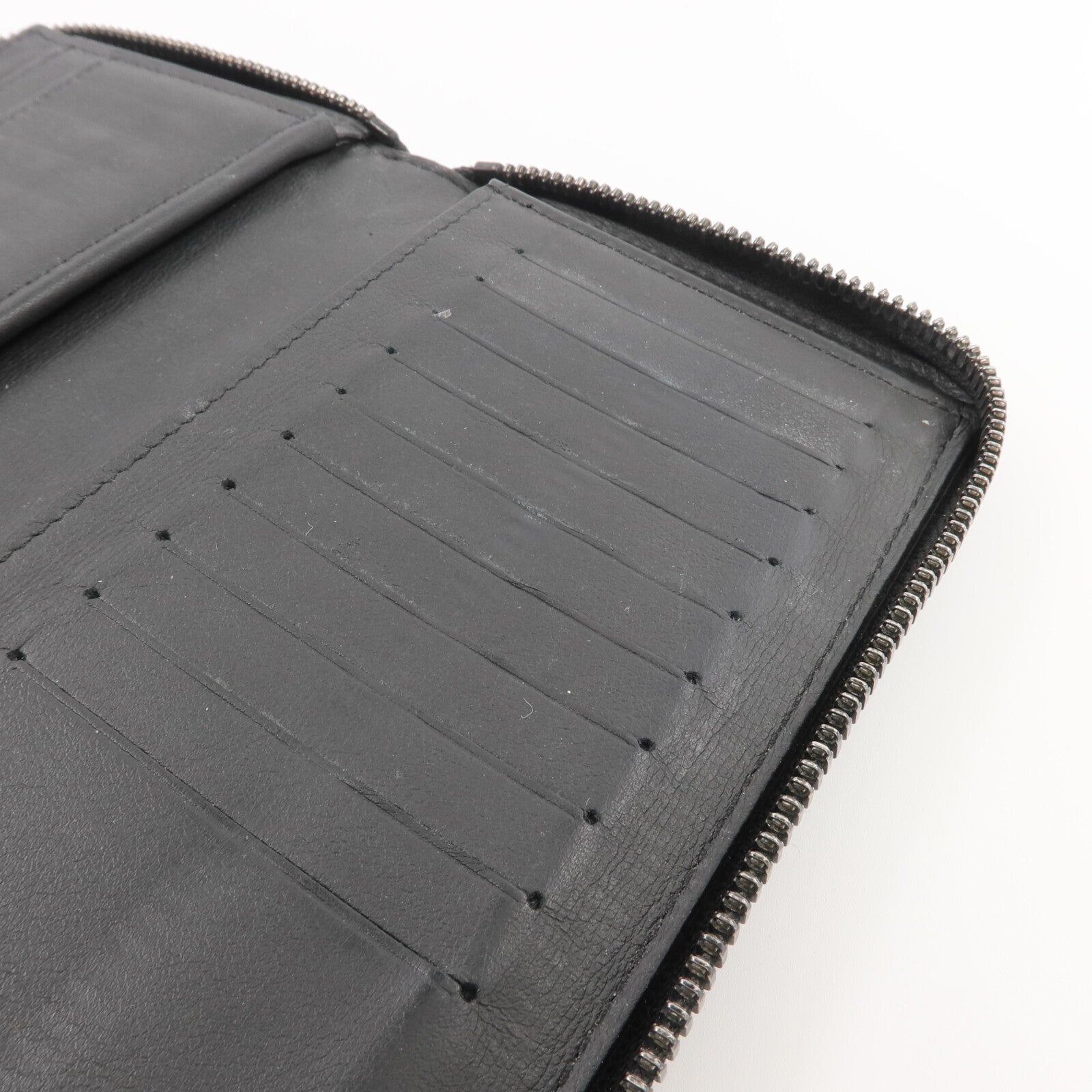 LOUIS VUITTON Monogram Taurillon Zip Vertical Wallet長錢包