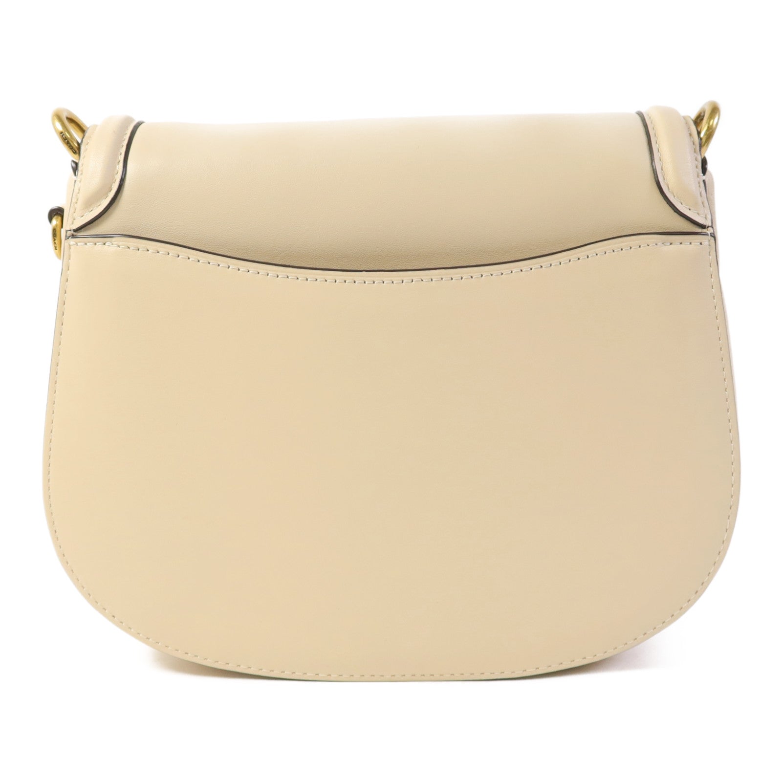 COACH 皮革Shoulder Bag金扣肩背袋