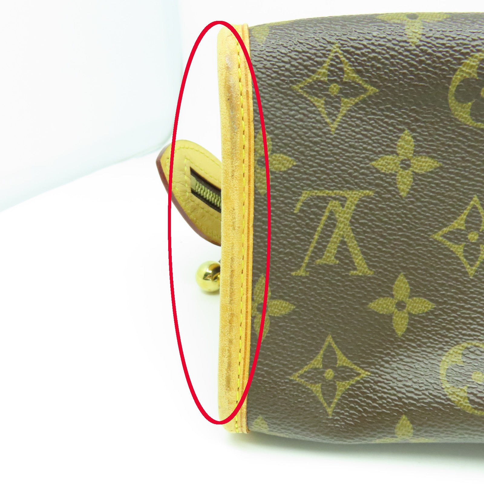 LOUIS VUITTON 【清倉大減價】Monogram Popincourt金扣手挽袋啡色