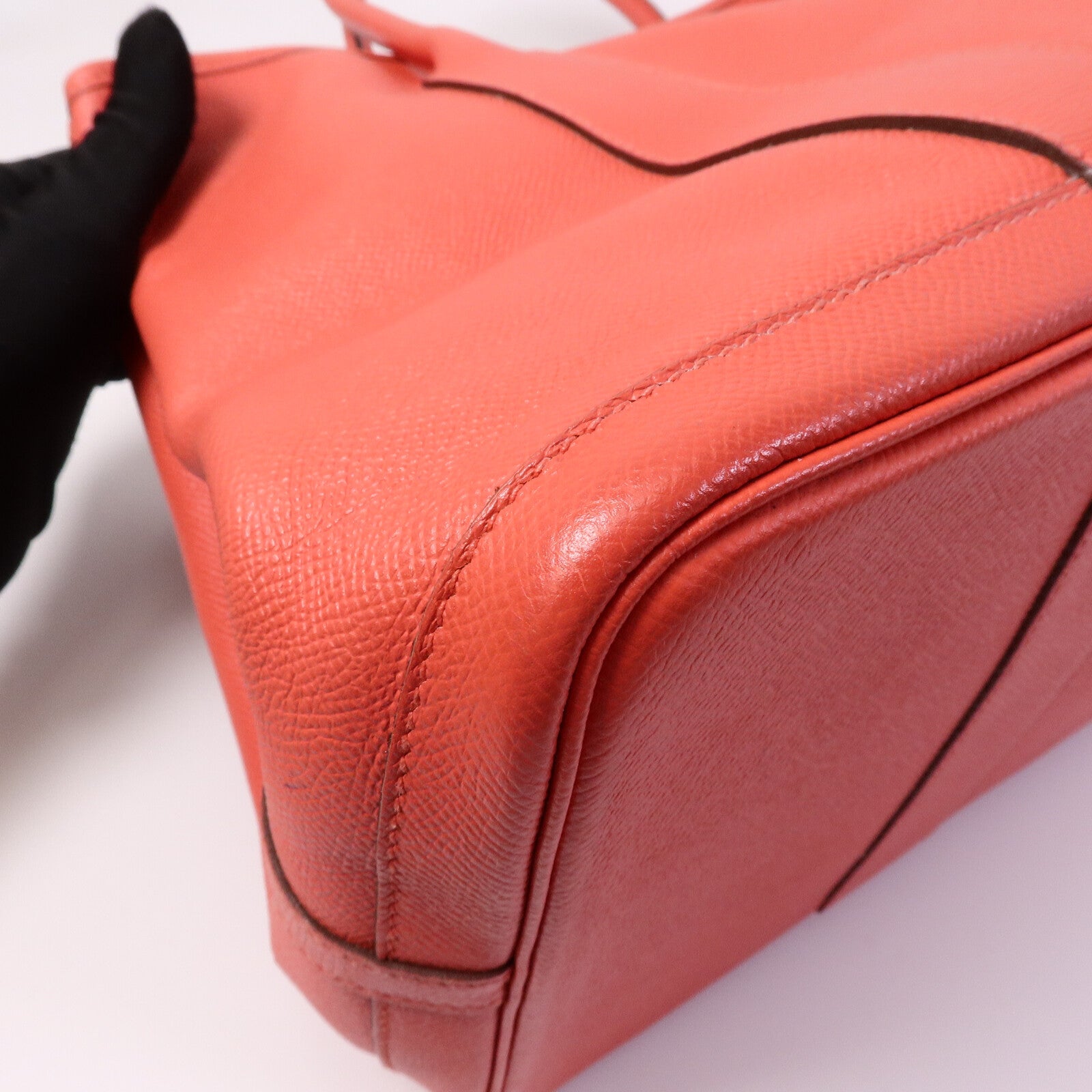 HERMES Epsom皮革Garden Party PM手挽袋Rose Jaipur