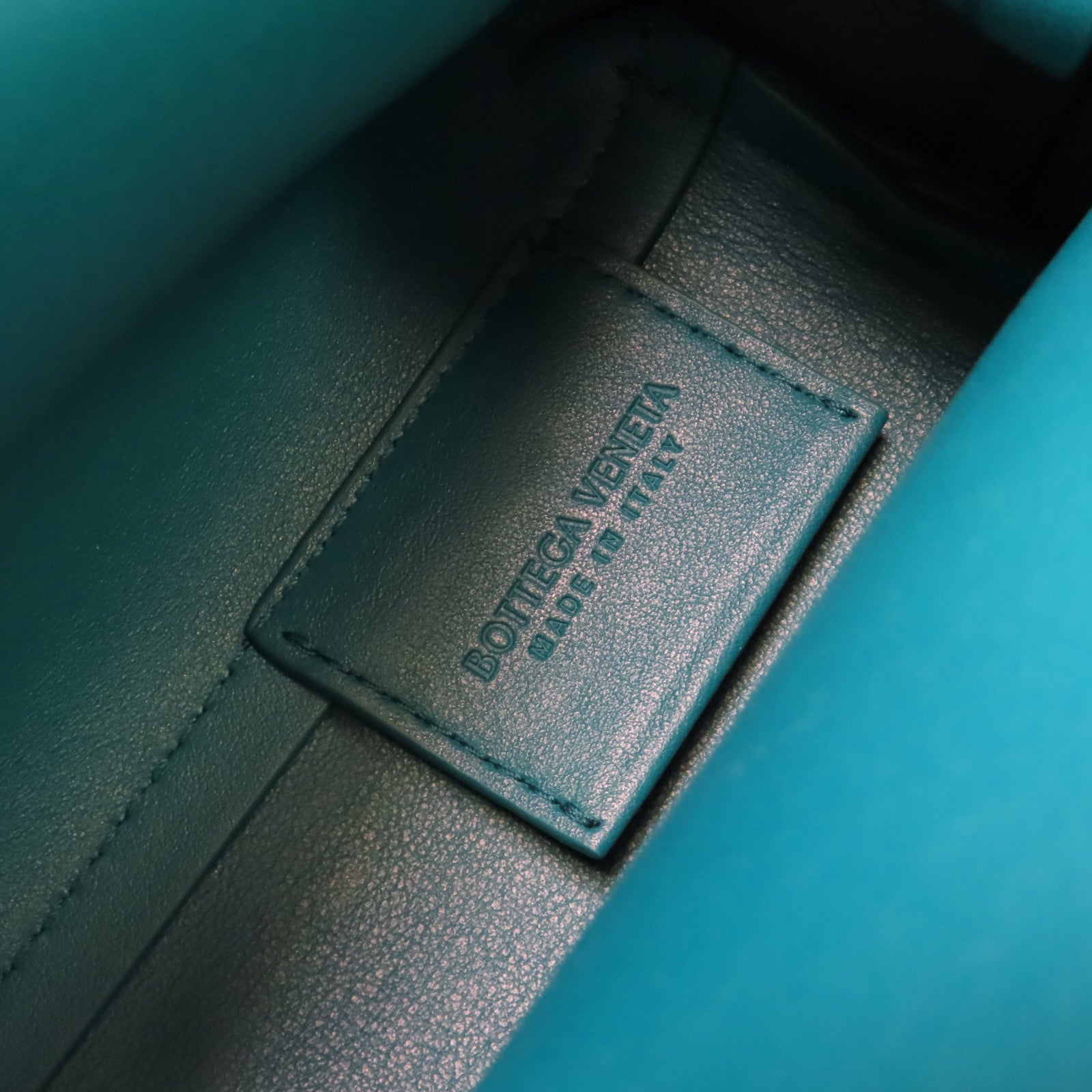 BOTTEGA VENETA 【激減優惠】牛皮皮革Point Shoulder Bag金扣肩背袋綠色