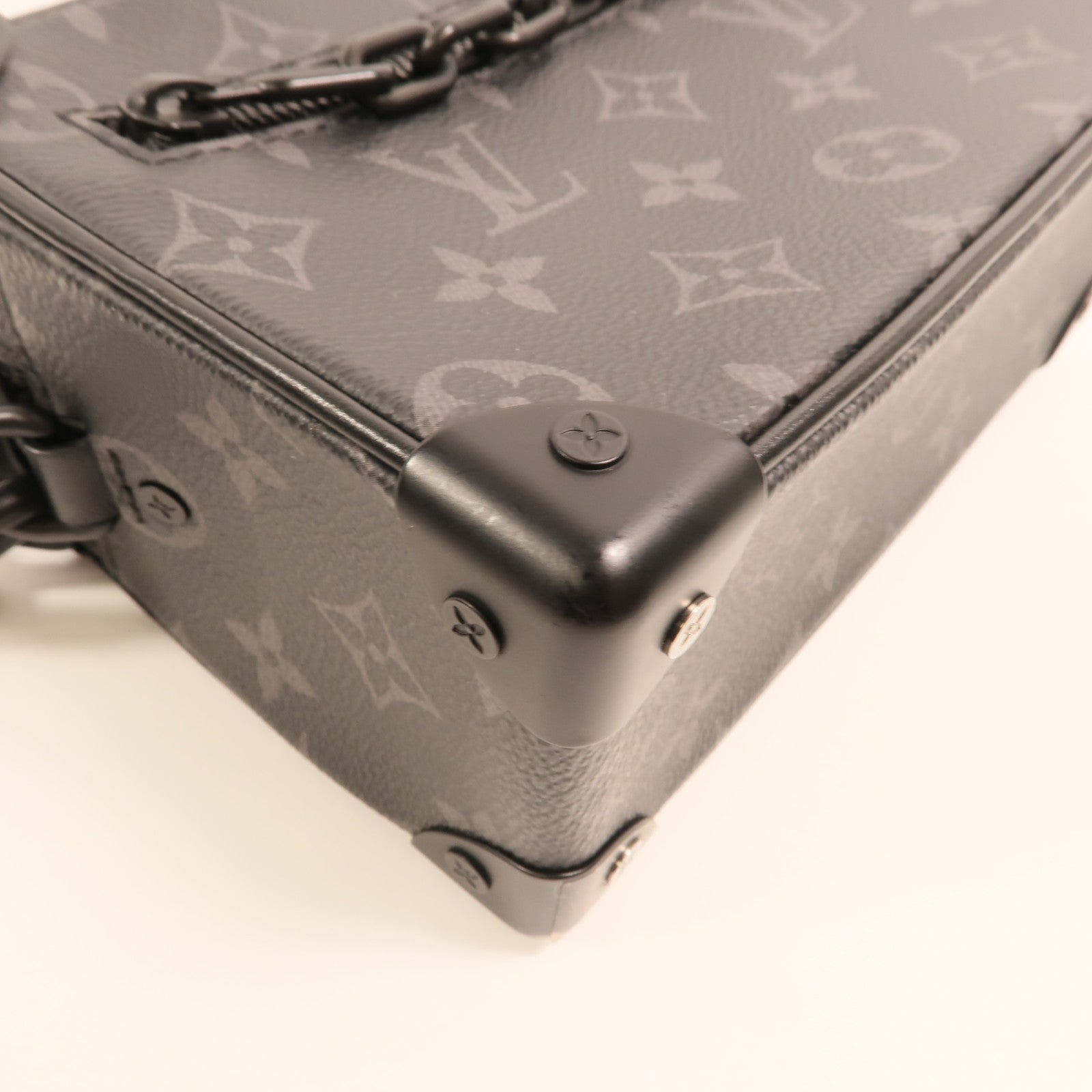 LOUIS VUITTON Monogram Eclipse Mini Soft Trunk肩背袋