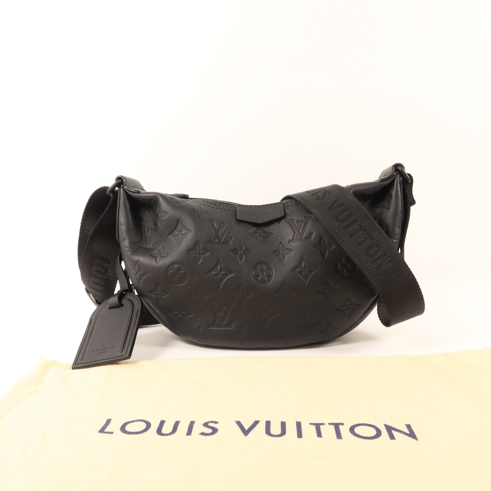 LOUIS VUITTON Monogram Shadow Hamac PM肩背袋