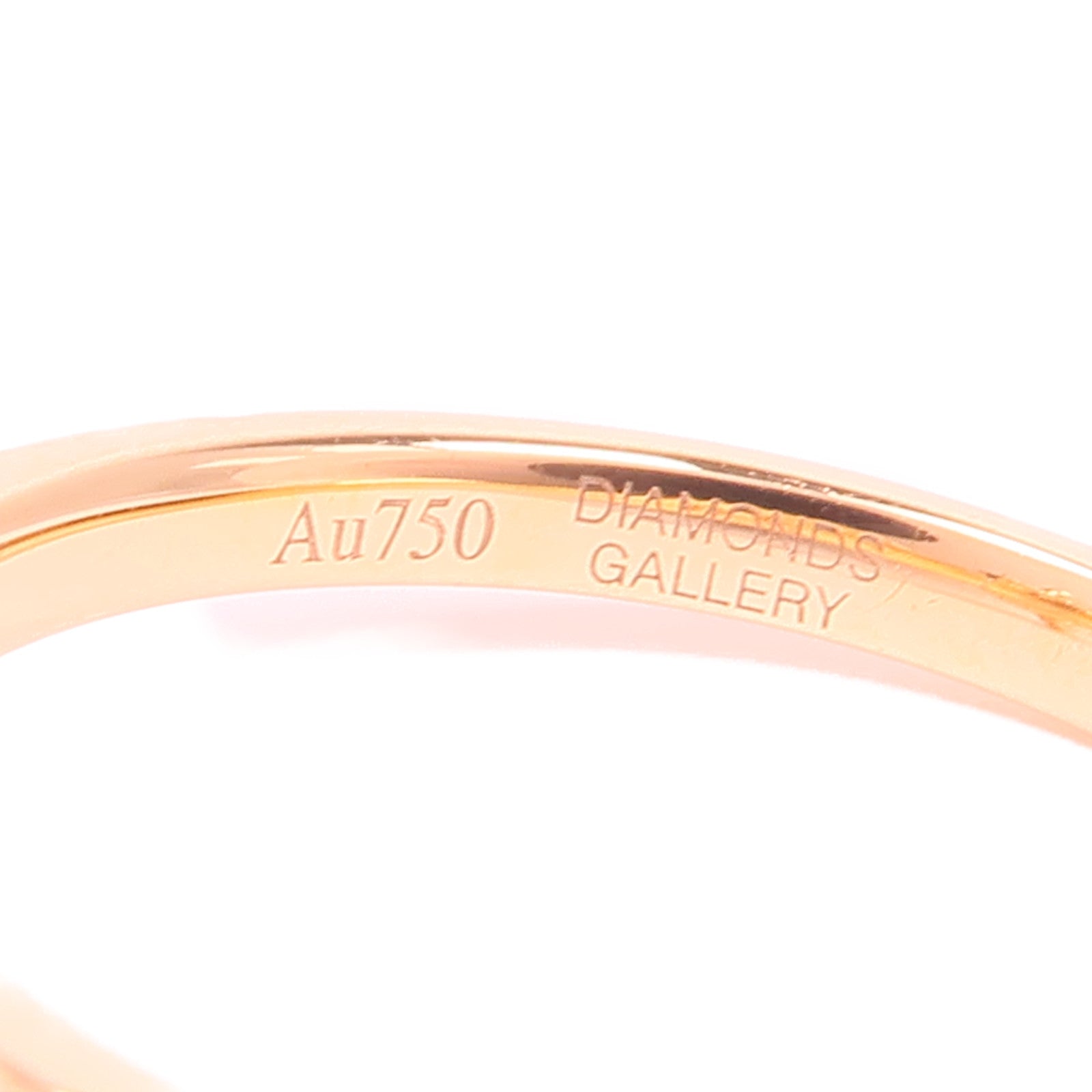 JEWELRY 18K玫瑰金Diamond Ring鑽石戒指US#7
