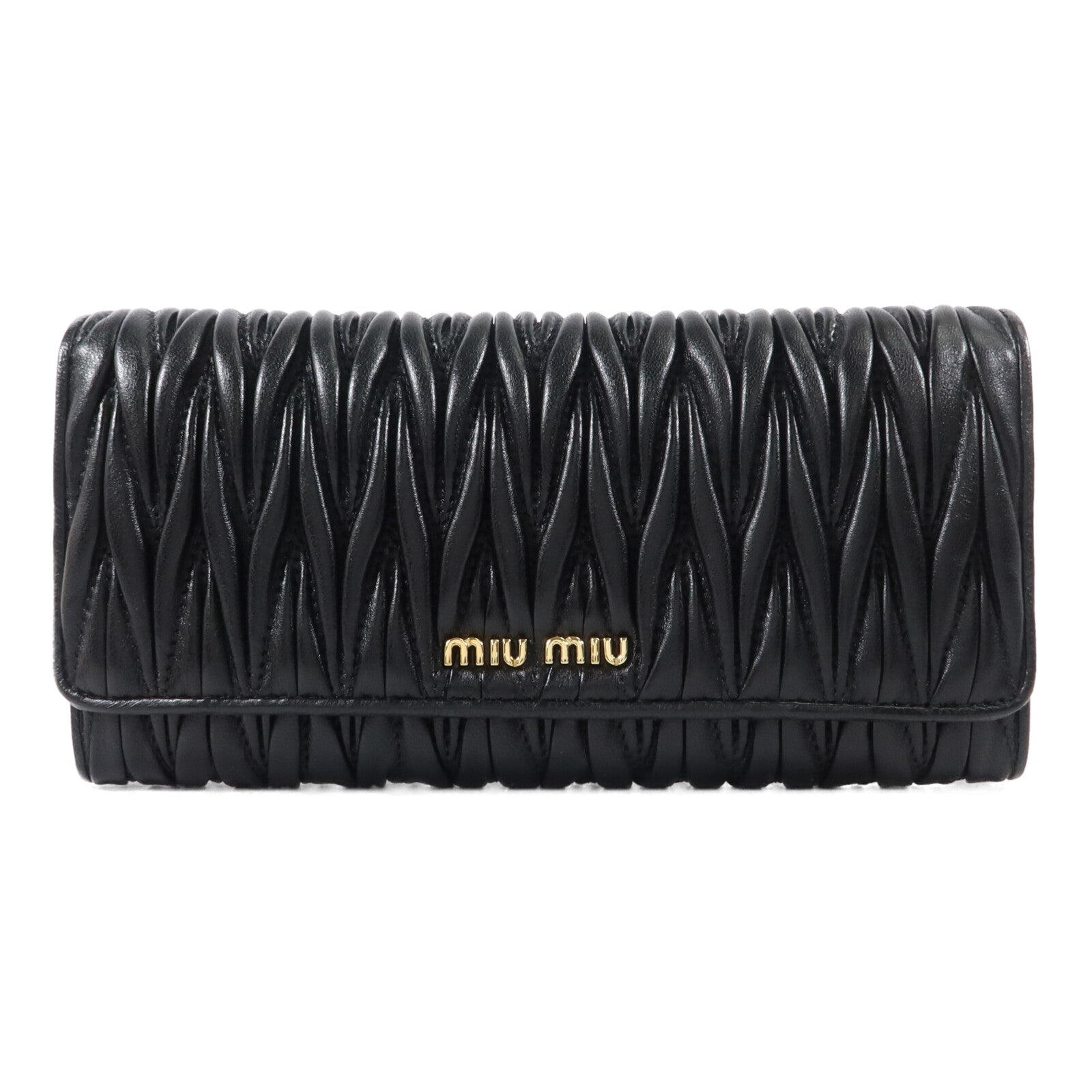 Miu Miu 牛皮皮革Long Wallet長錢包