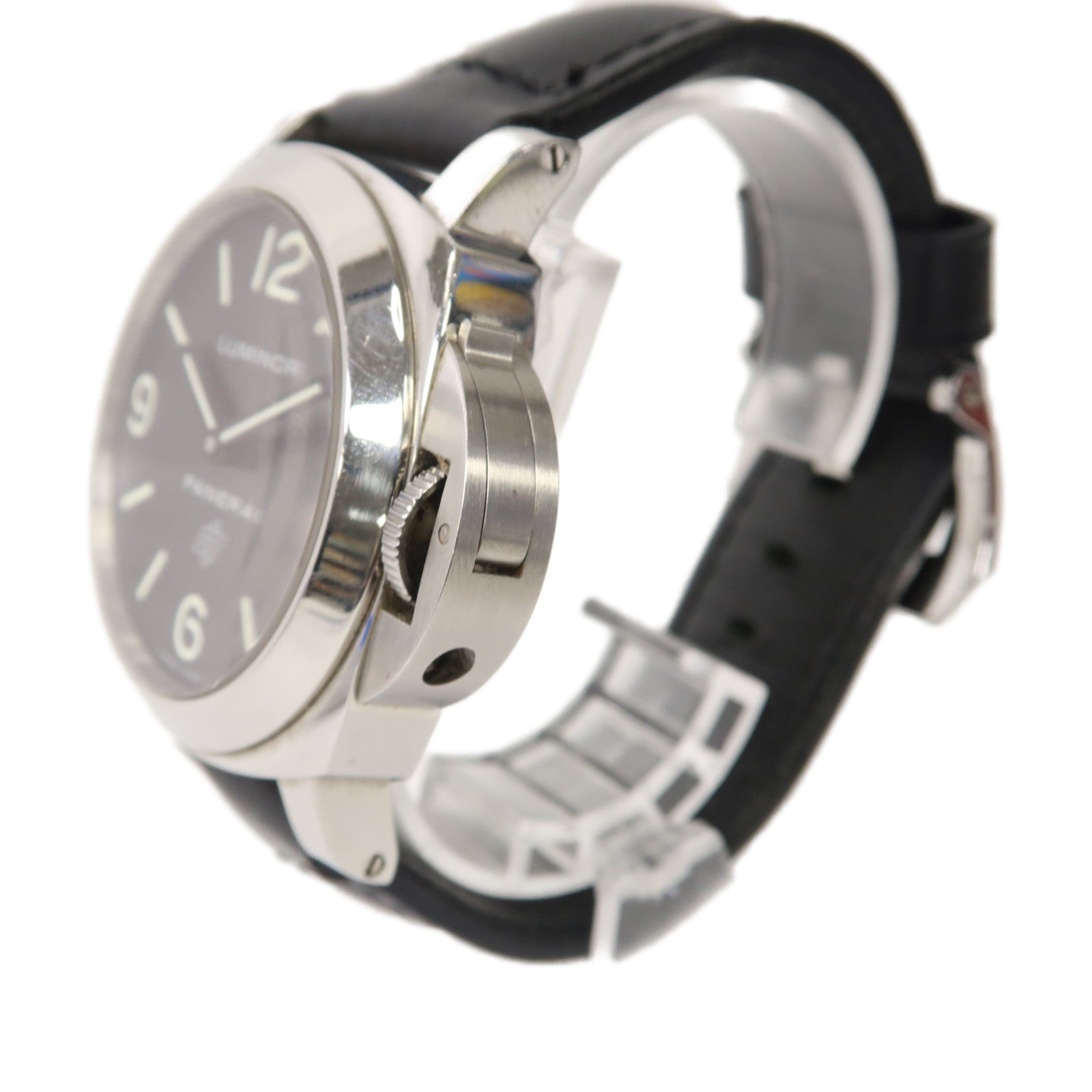 PANERAI Luminor 44mm不鏽鋼手錶自動機芯黑色
