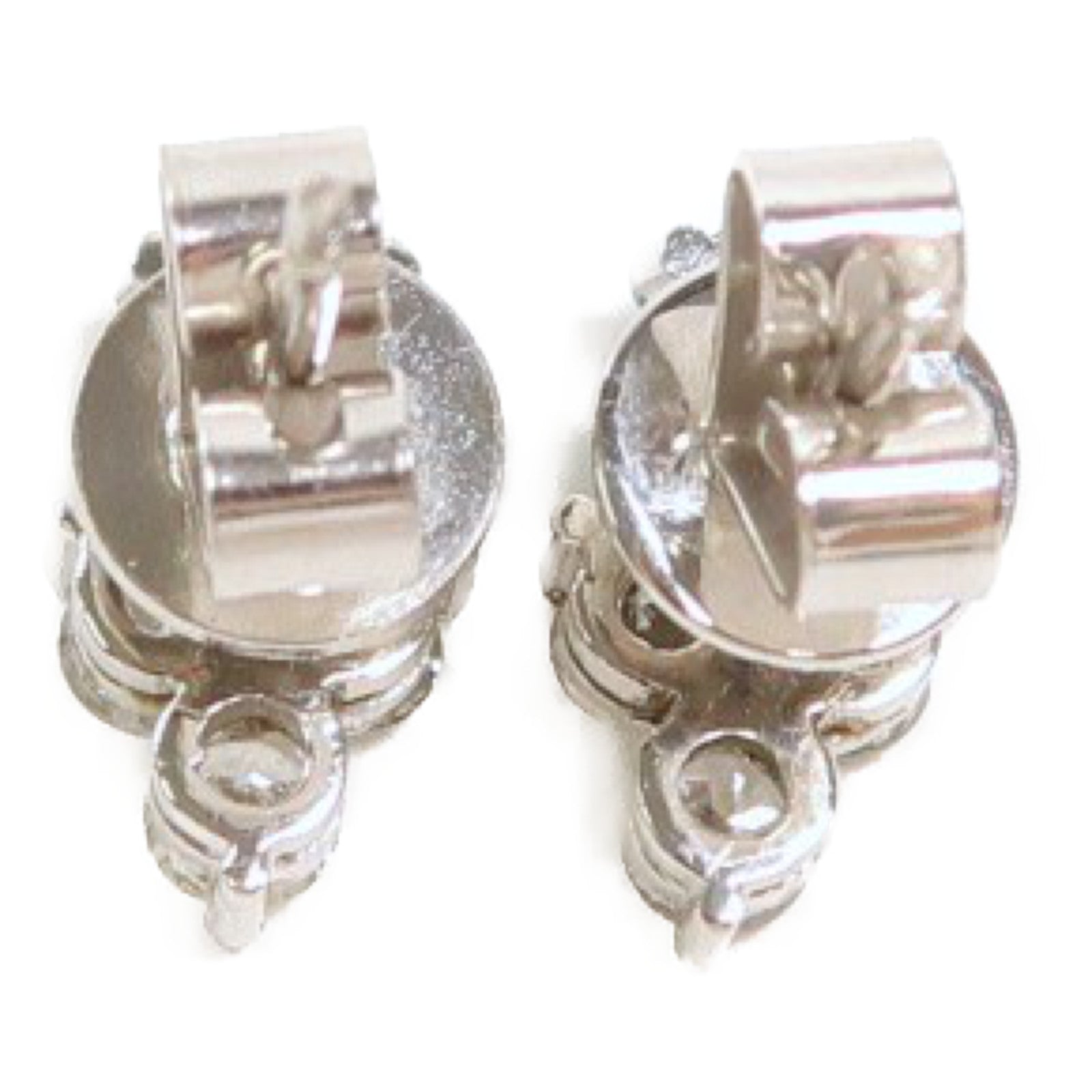 JEWELRY 【激減優惠】18K白金Jade/Diamond Earrings翡翠/鑽石耳環