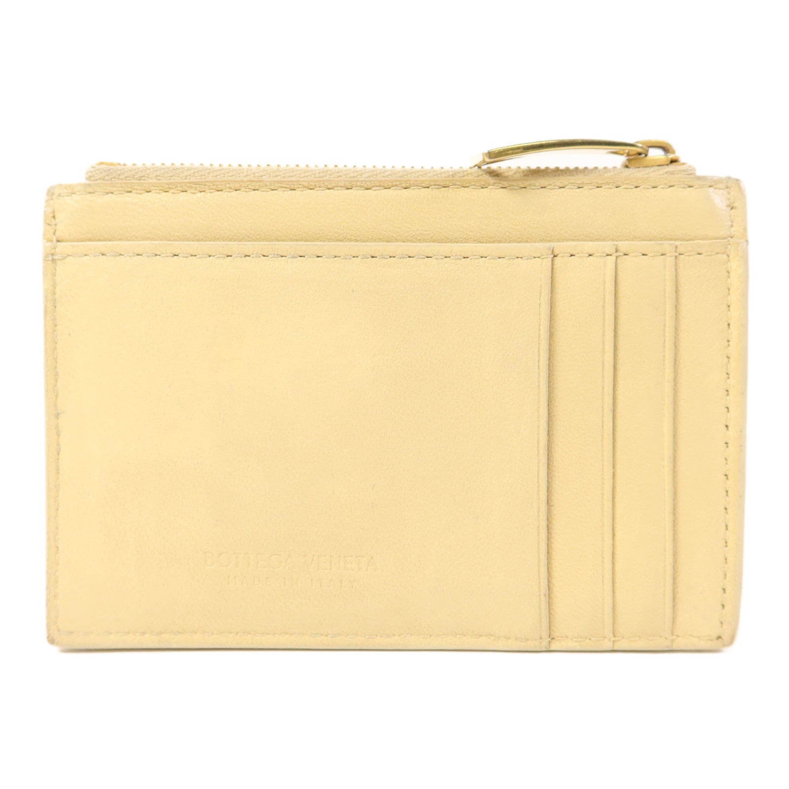 BOTTEGA VENETA 【激減優惠】羊皮皮革Card Case金扣卡片套