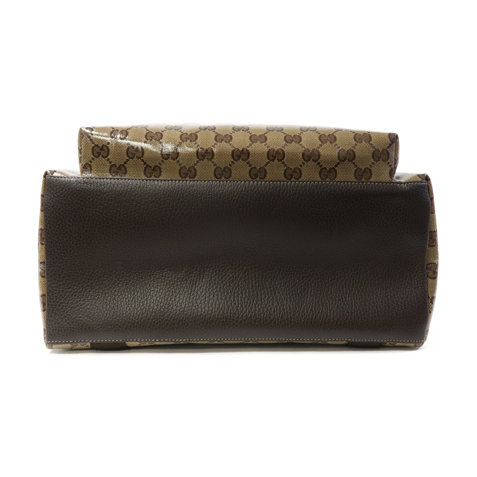 GUCCI PVC Backpack金扣背包啡色