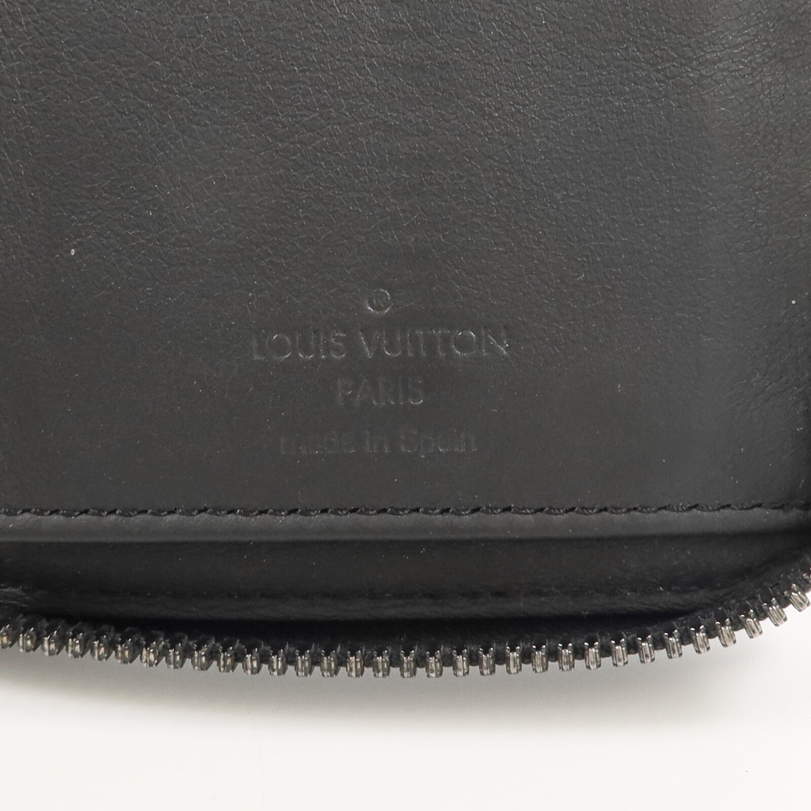 LOUIS VUITTON Monogram Taurillon Zip Vertical Wallet長錢包
