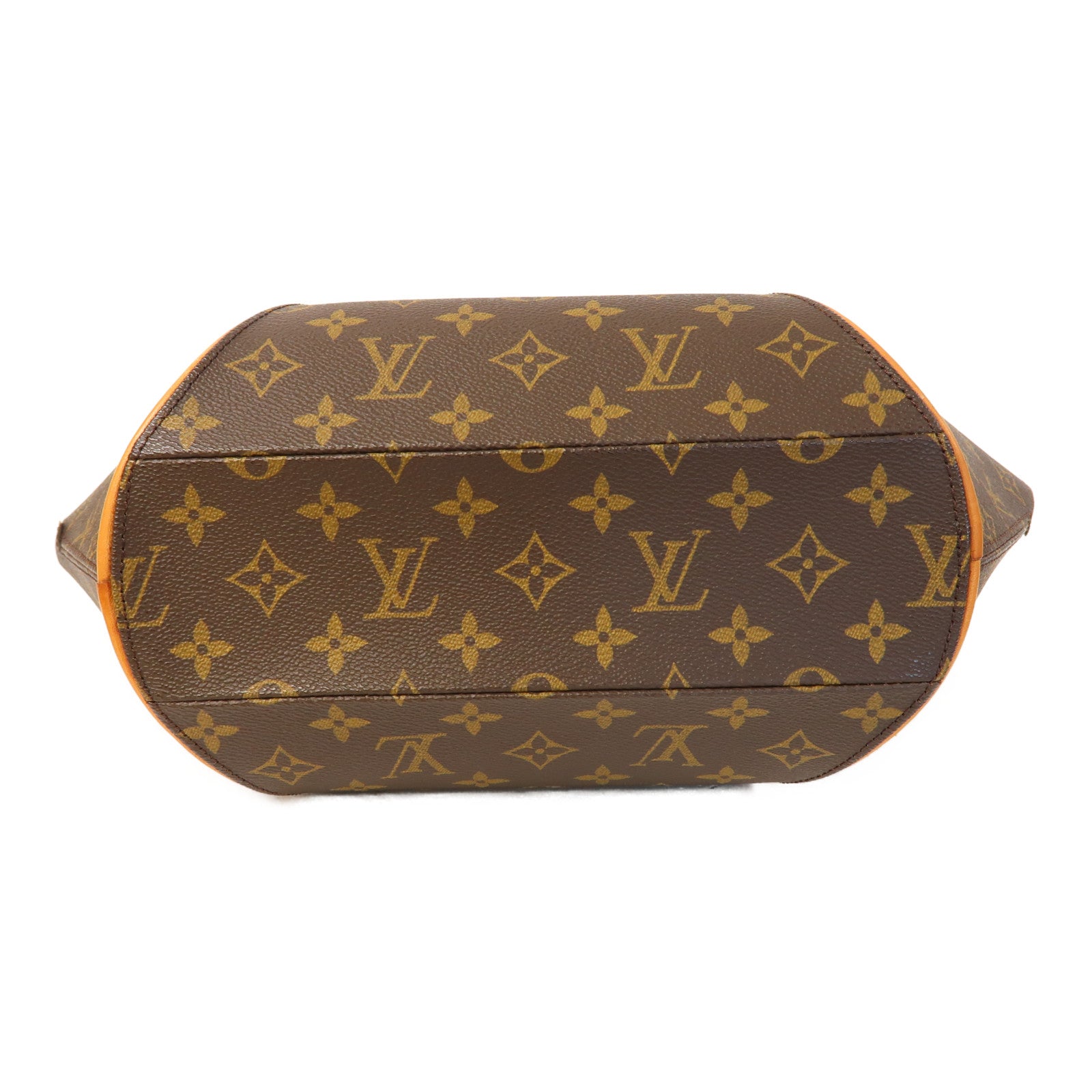 LOUIS VUITTON 【激減優惠】Monogram Ellipse MM金扣手挽袋啡色