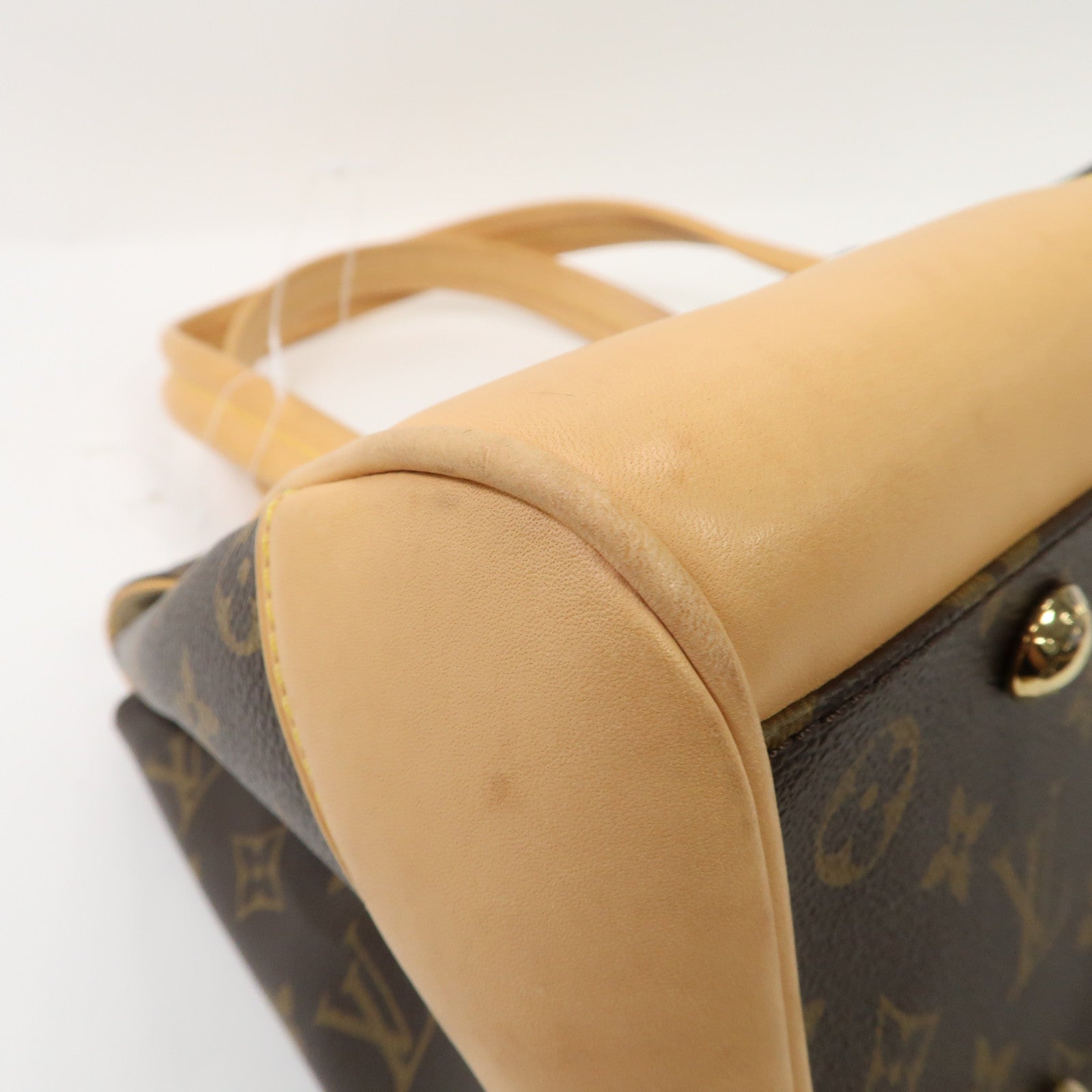 LOUIS VUITTON Monogram Beverly GM金扣肩背袋啡色