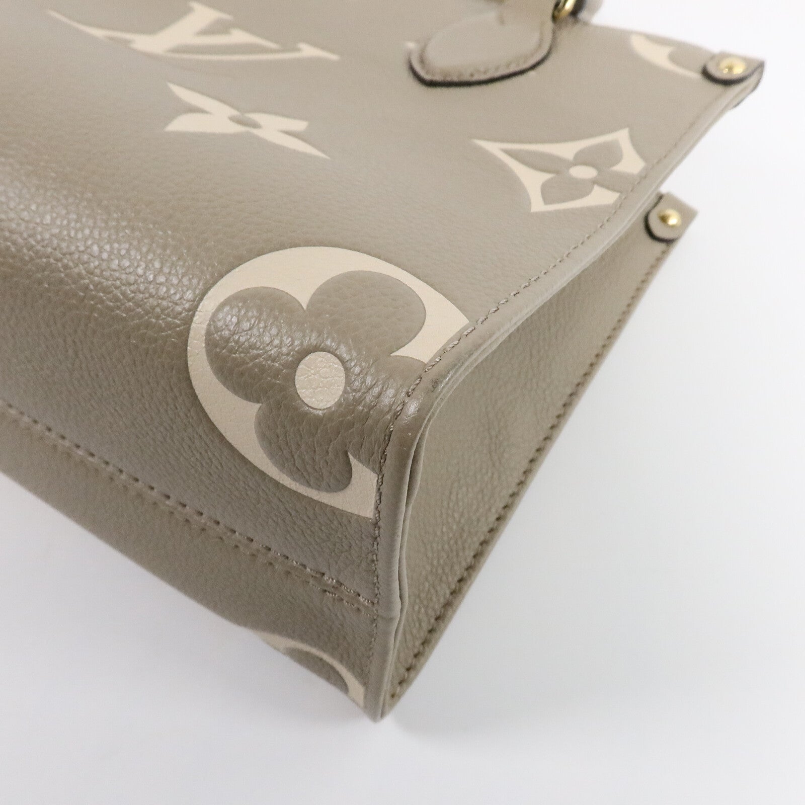 LOUIS VUITTON Monogram Empreinte OnTheGo PM金扣手挽肩背兩用袋