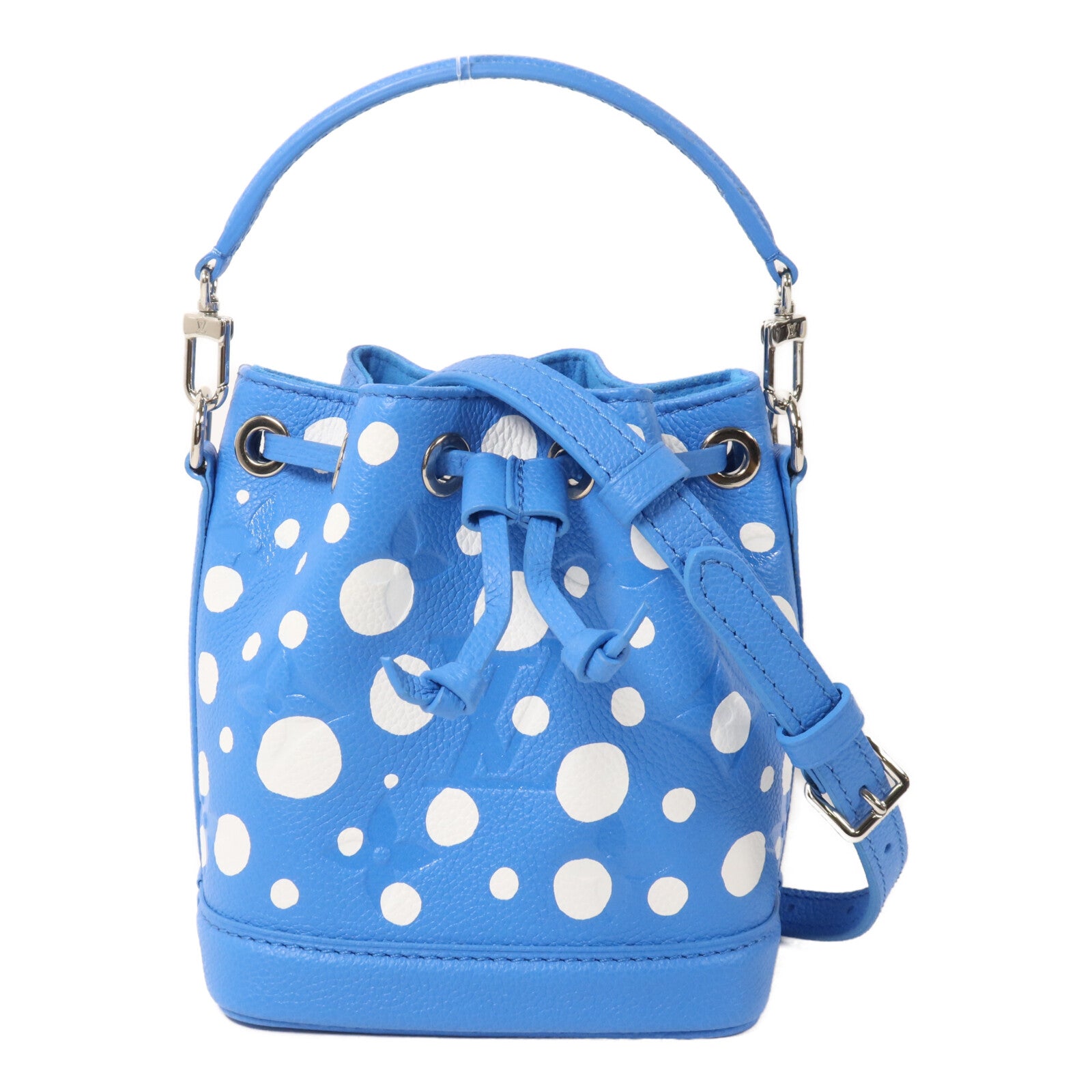 LOUIS VUITTON Monogram Empreinte LV x YK Nano Noe手挽肩背兩用袋