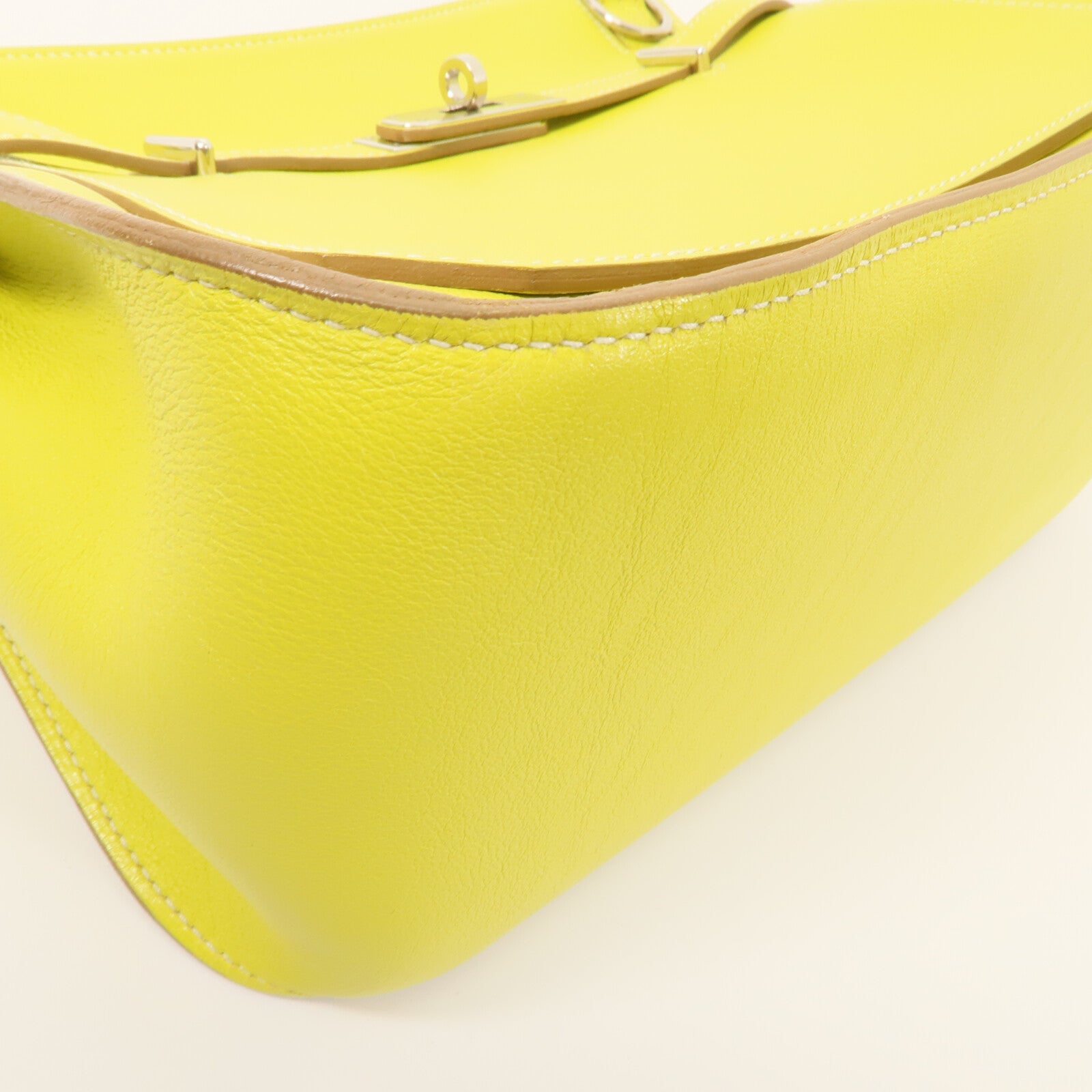 HERMES Swift皮革Jypsiere 28肩背袋Lime