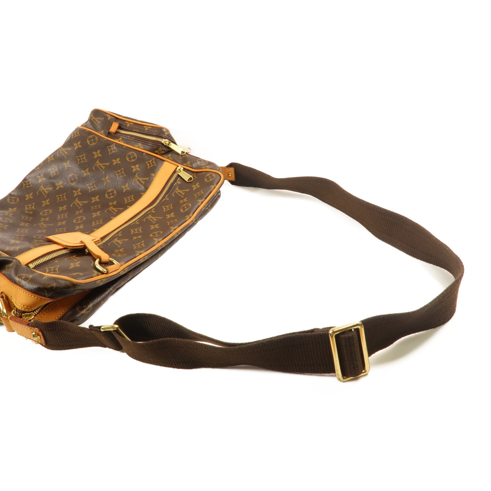 LOUIS VUITTON Monogram Sac Squash金扣肩背袋