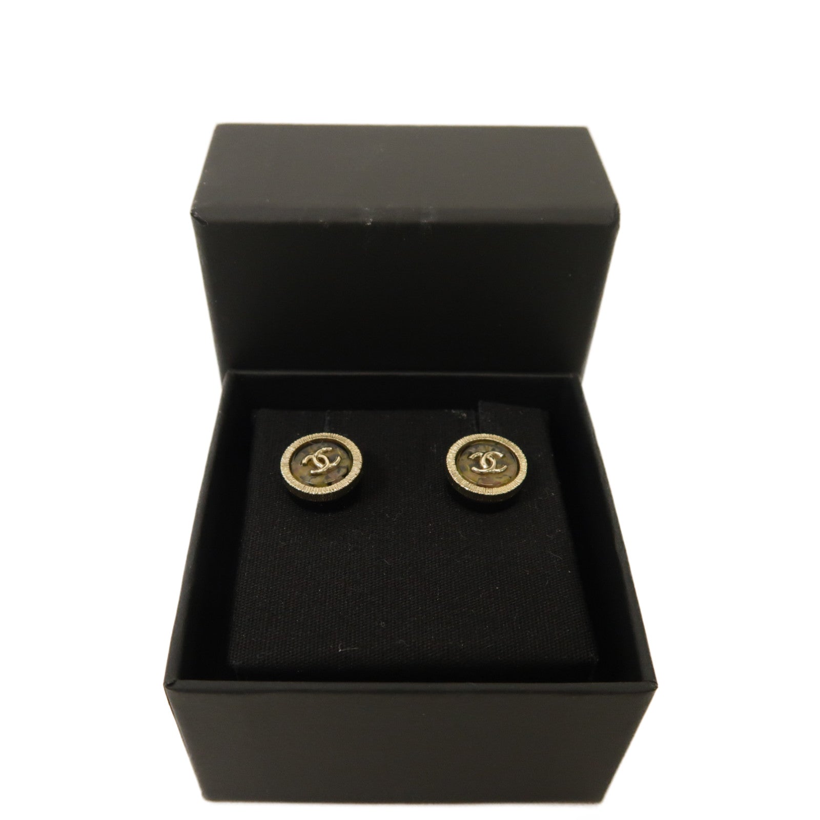 CHANEL PVC/金屬Earrings耳環金色