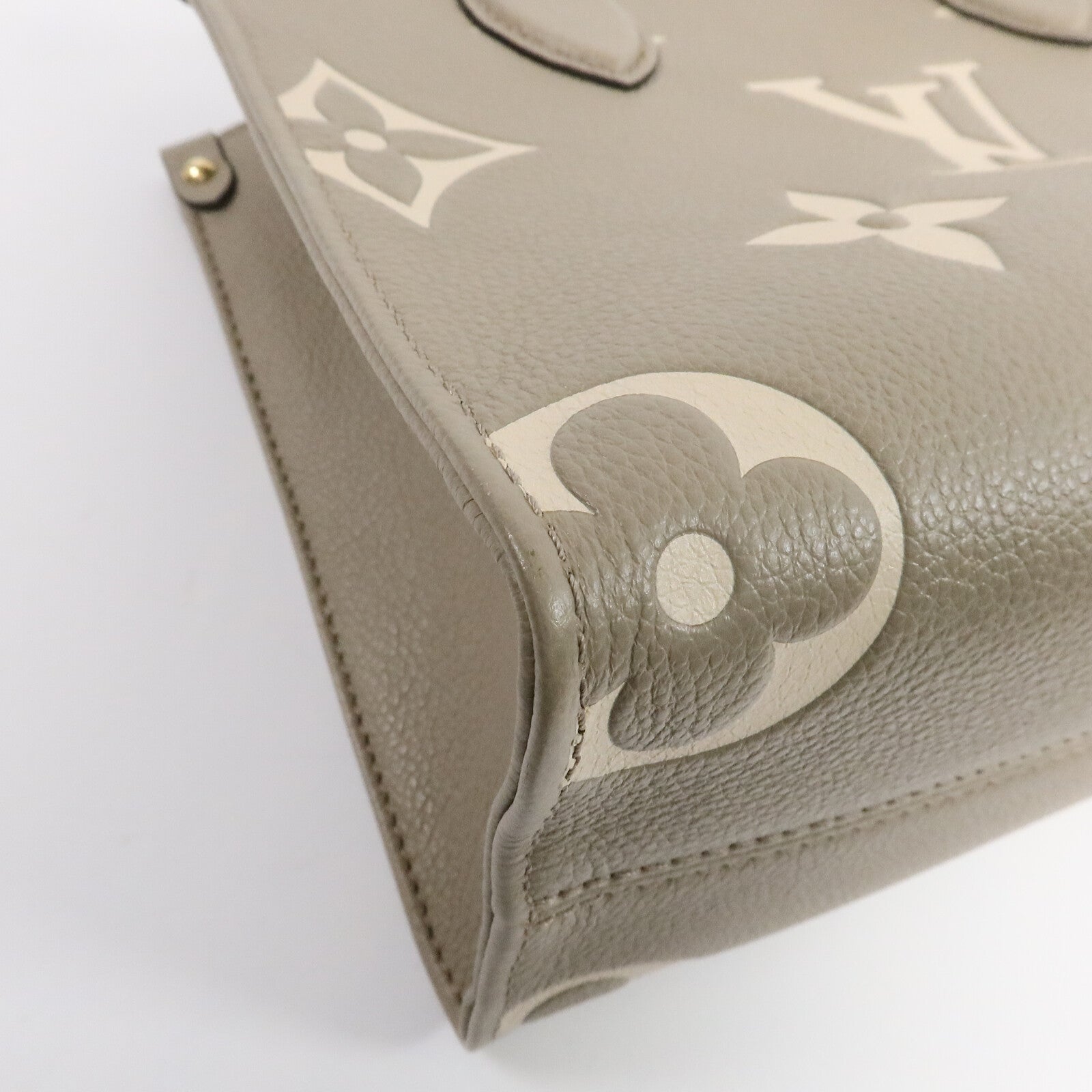 LOUIS VUITTON Monogram Empreinte OnTheGo PM金扣手挽肩背兩用袋
