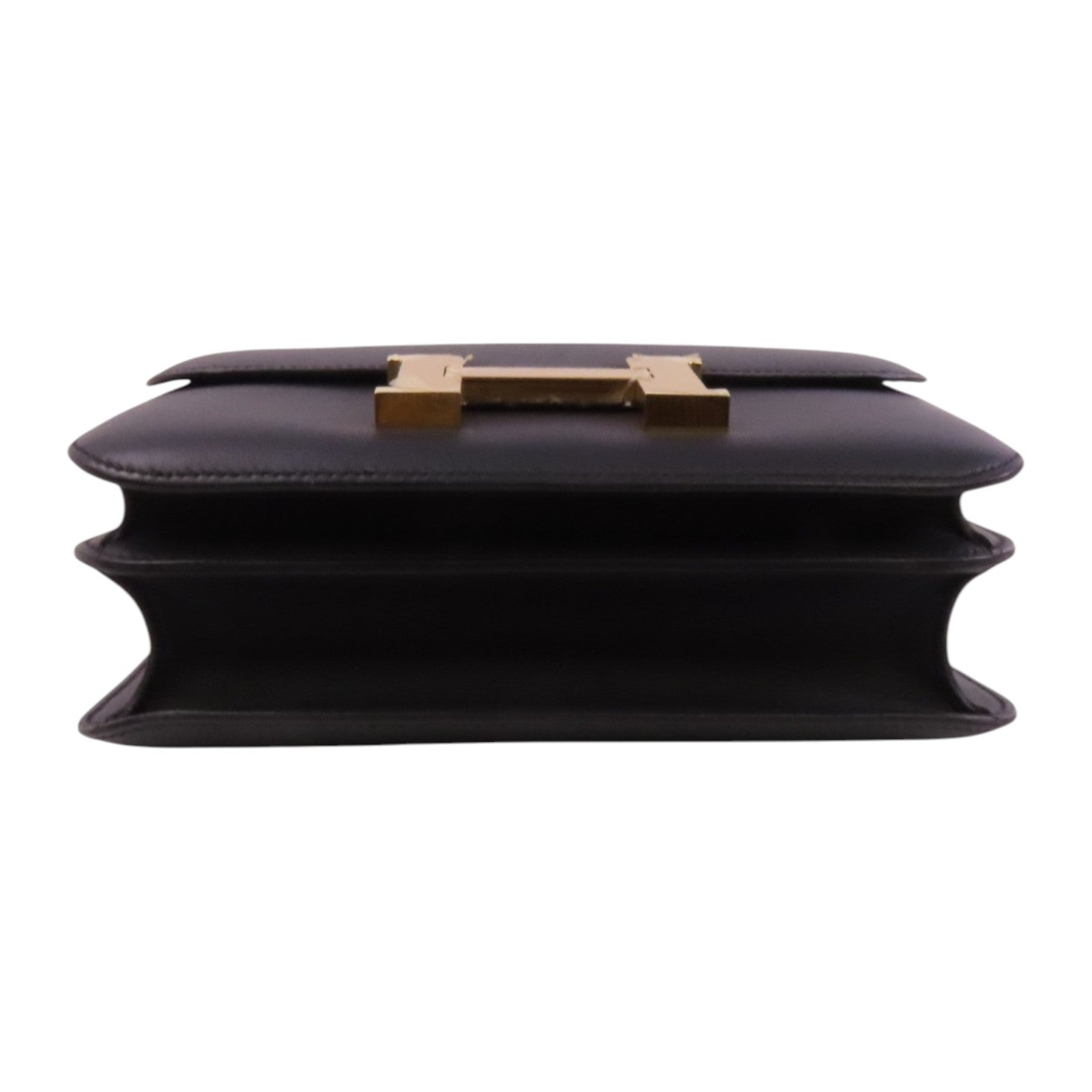 HERMES Evercolor皮革Constance 24金扣肩背袋