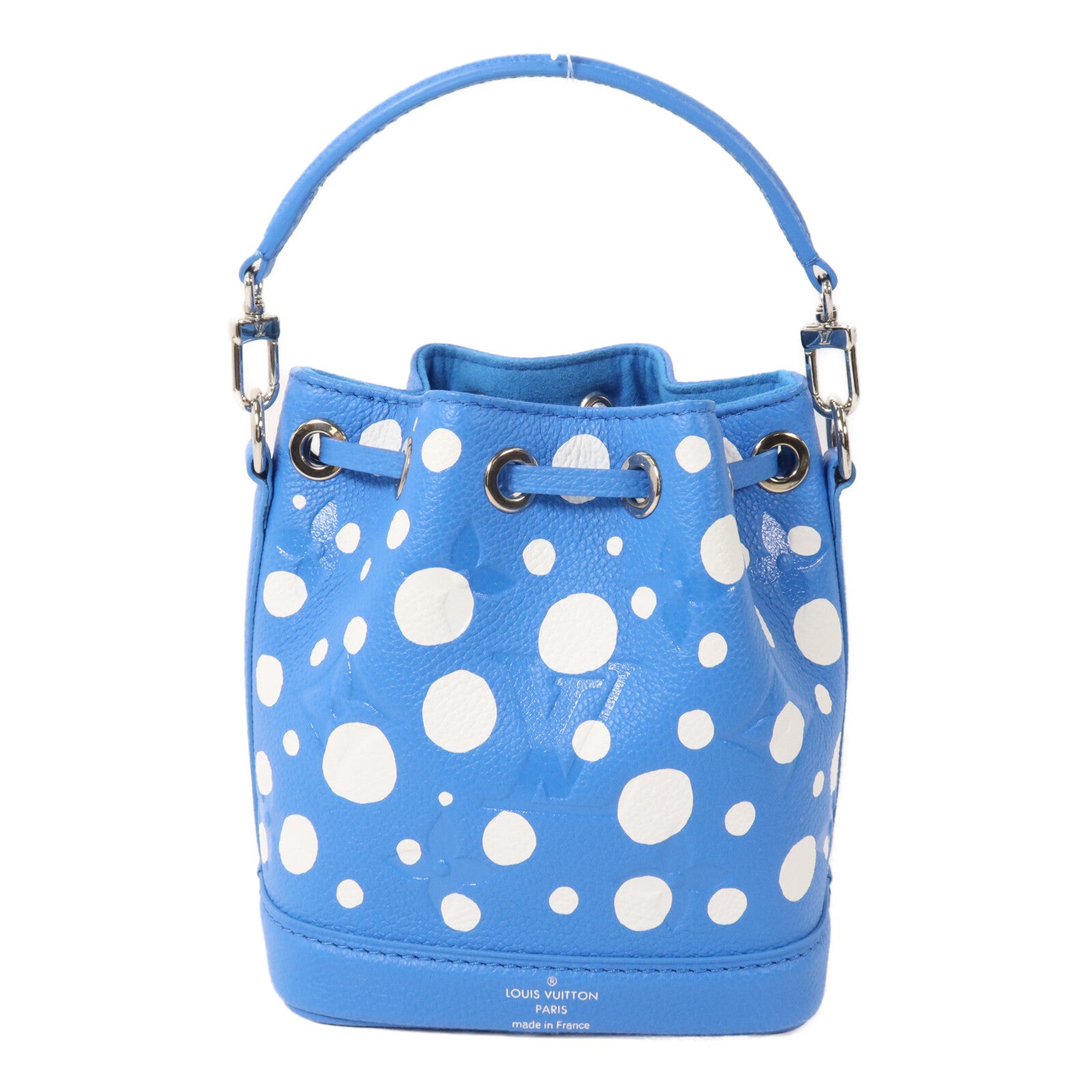 LOUIS VUITTON Monogram Empreinte LV x YK Nano Noe手挽肩背兩用袋