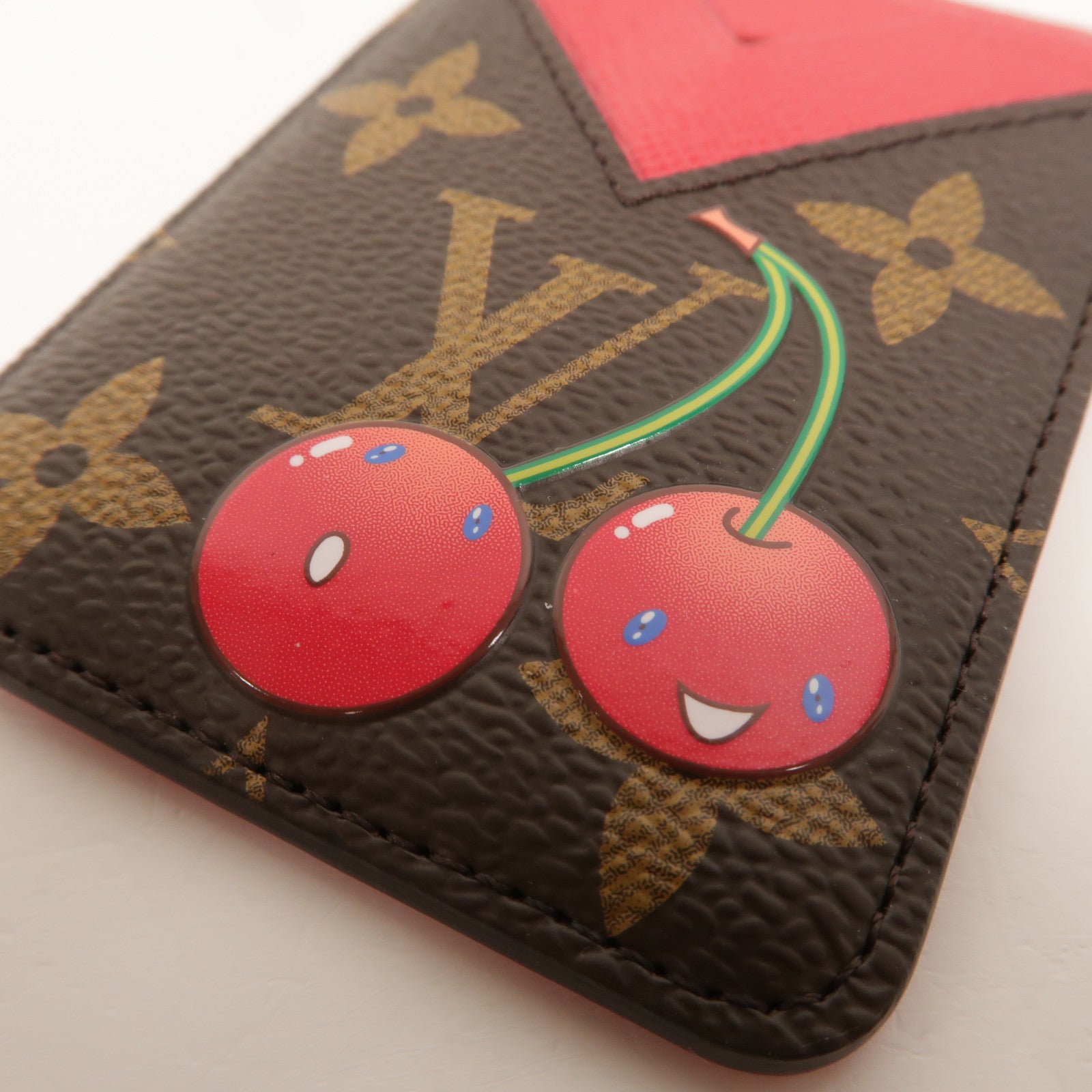 LOUIS VUITTON Monogram LVXTM Cherry Porte-Cartes Magnet卡片套