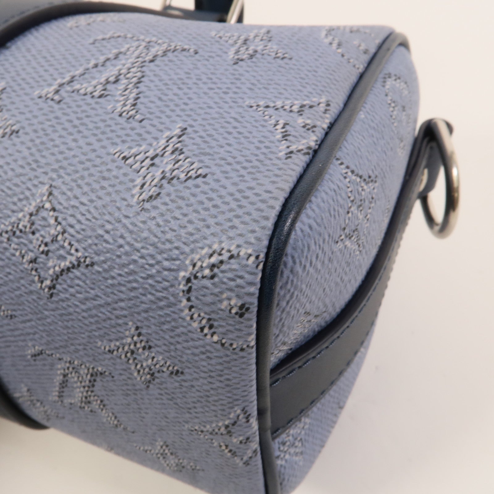 LOUIS VUITTON Monogram Heritage Keepall Bandouliere 25銀扣手挽肩背兩用袋