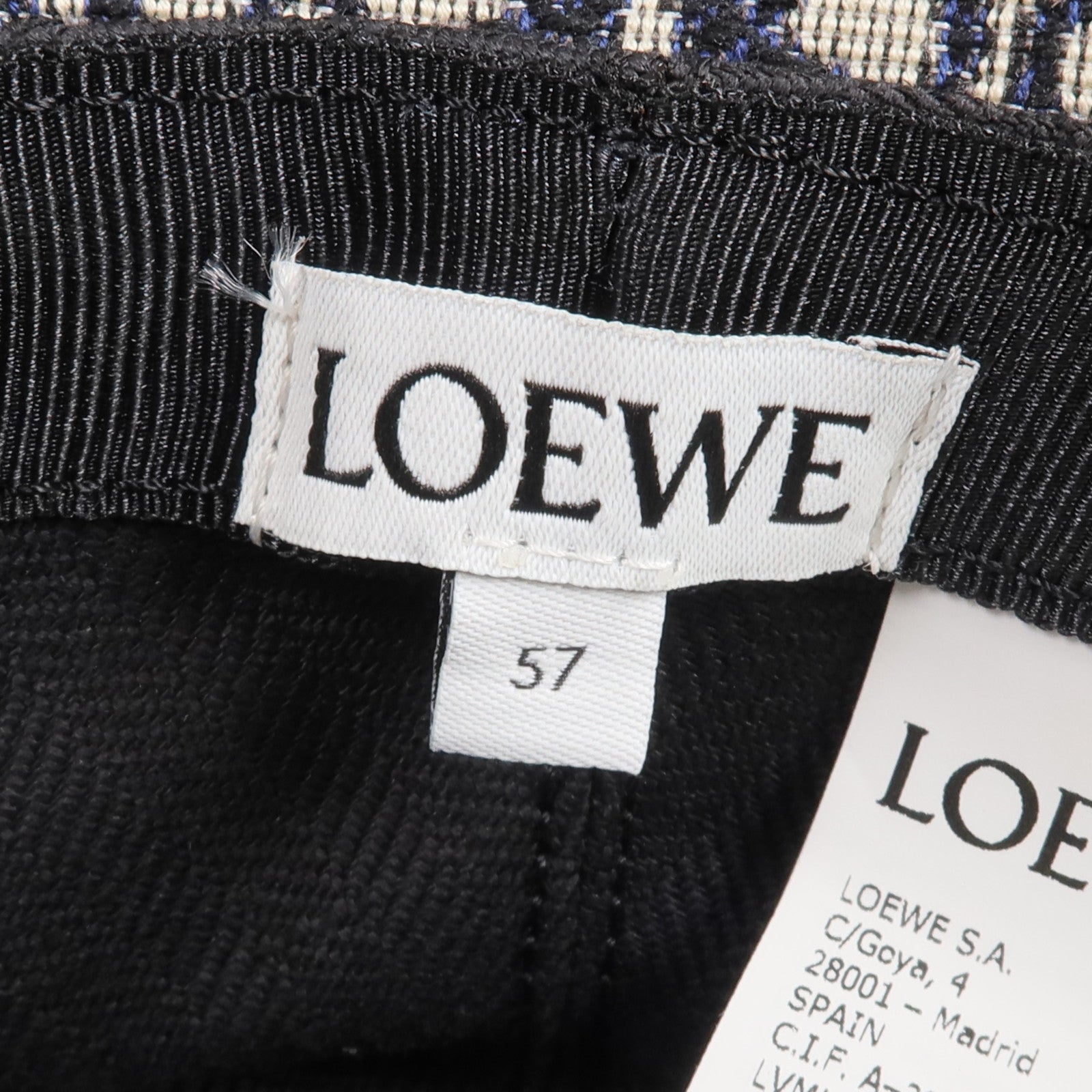 LOEWE 帆布Anagram Bucket Hat帽子