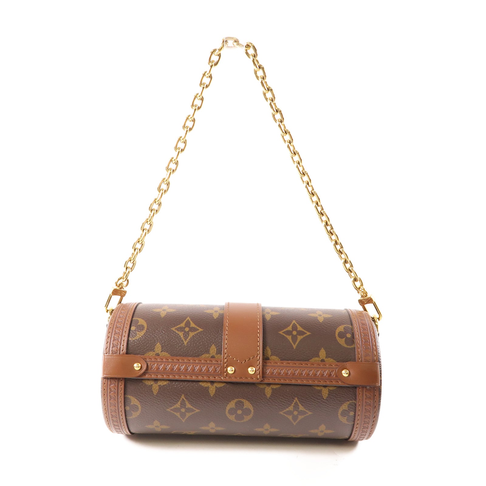 LOUIS VUITTON LV GHW Papillon Trunk 2 Way Shoulder Bag M57835 Monogram Brown