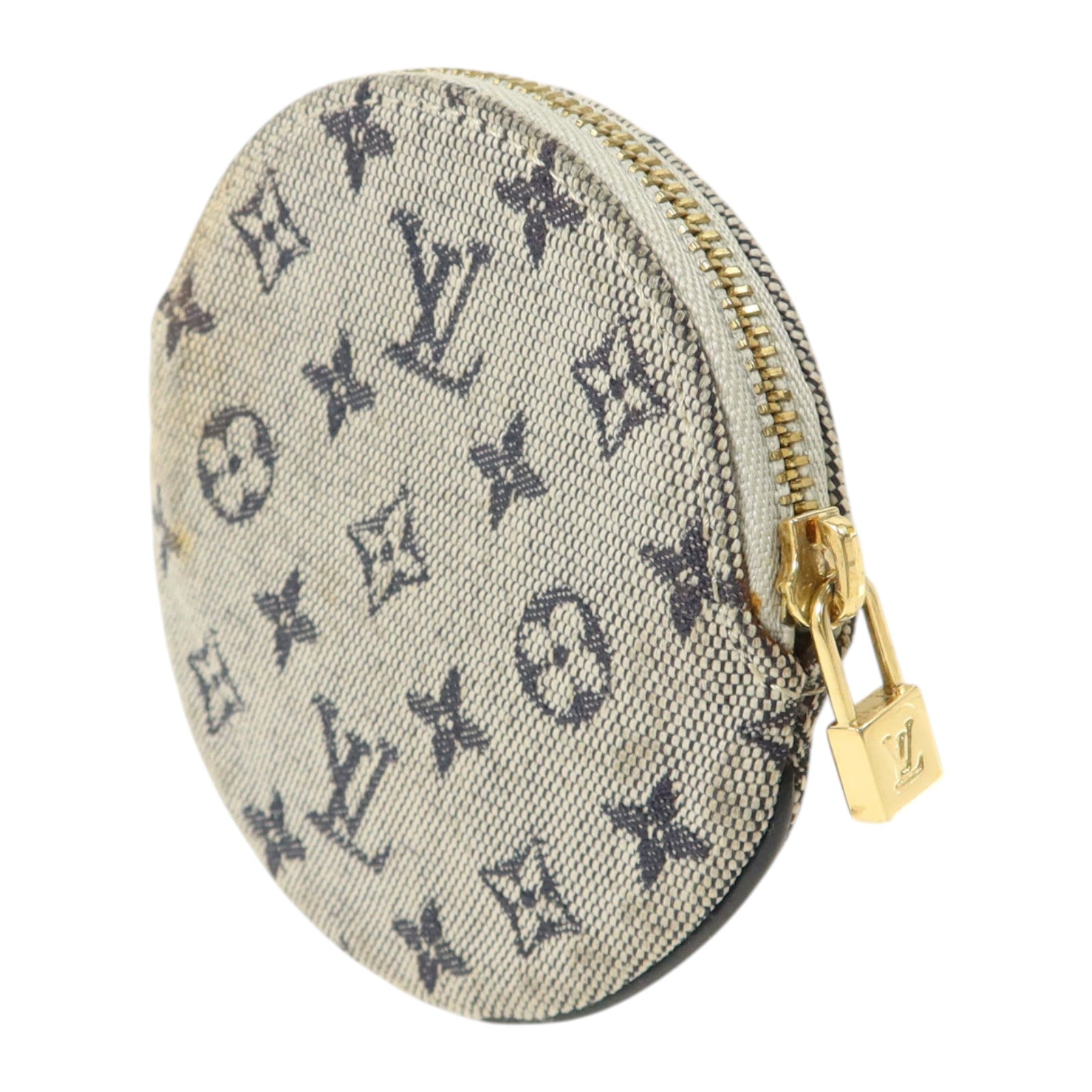 LOUIS VUITTON Monogram Mini Coin Purse金扣零錢包