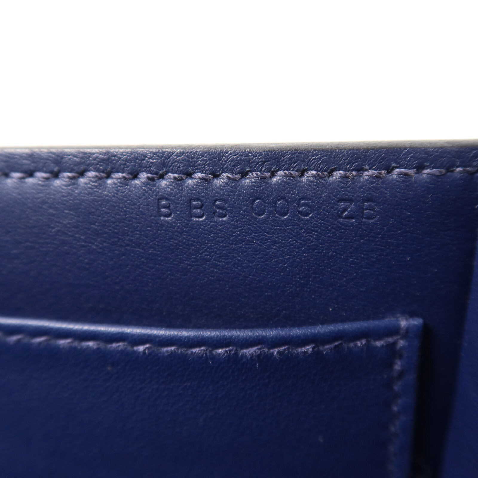 HERMES Chevre Mysore皮革Geta肩背袋Bleu Nuit