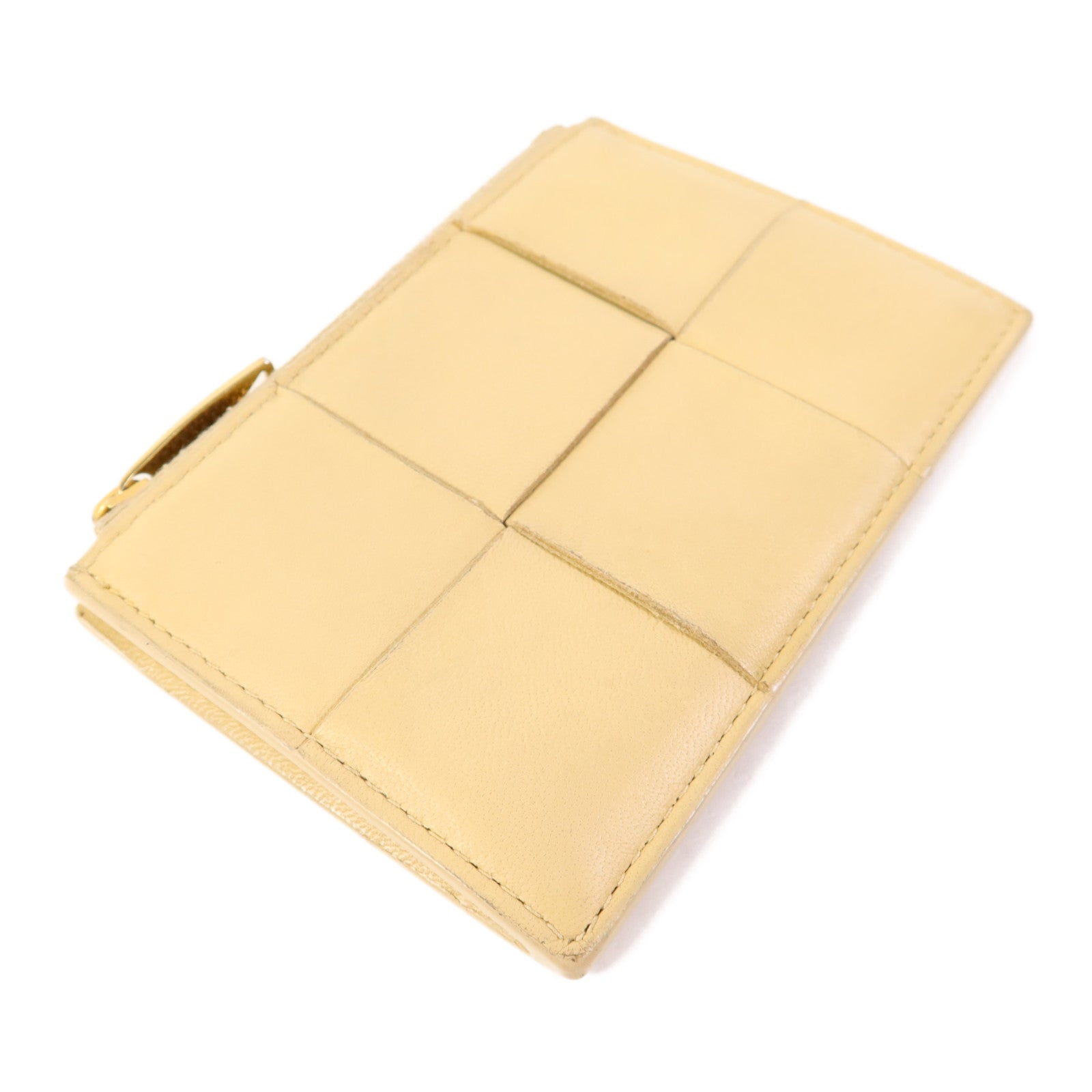 BOTTEGA VENETA 【激減優惠】羊皮皮革Card Case金扣卡片套