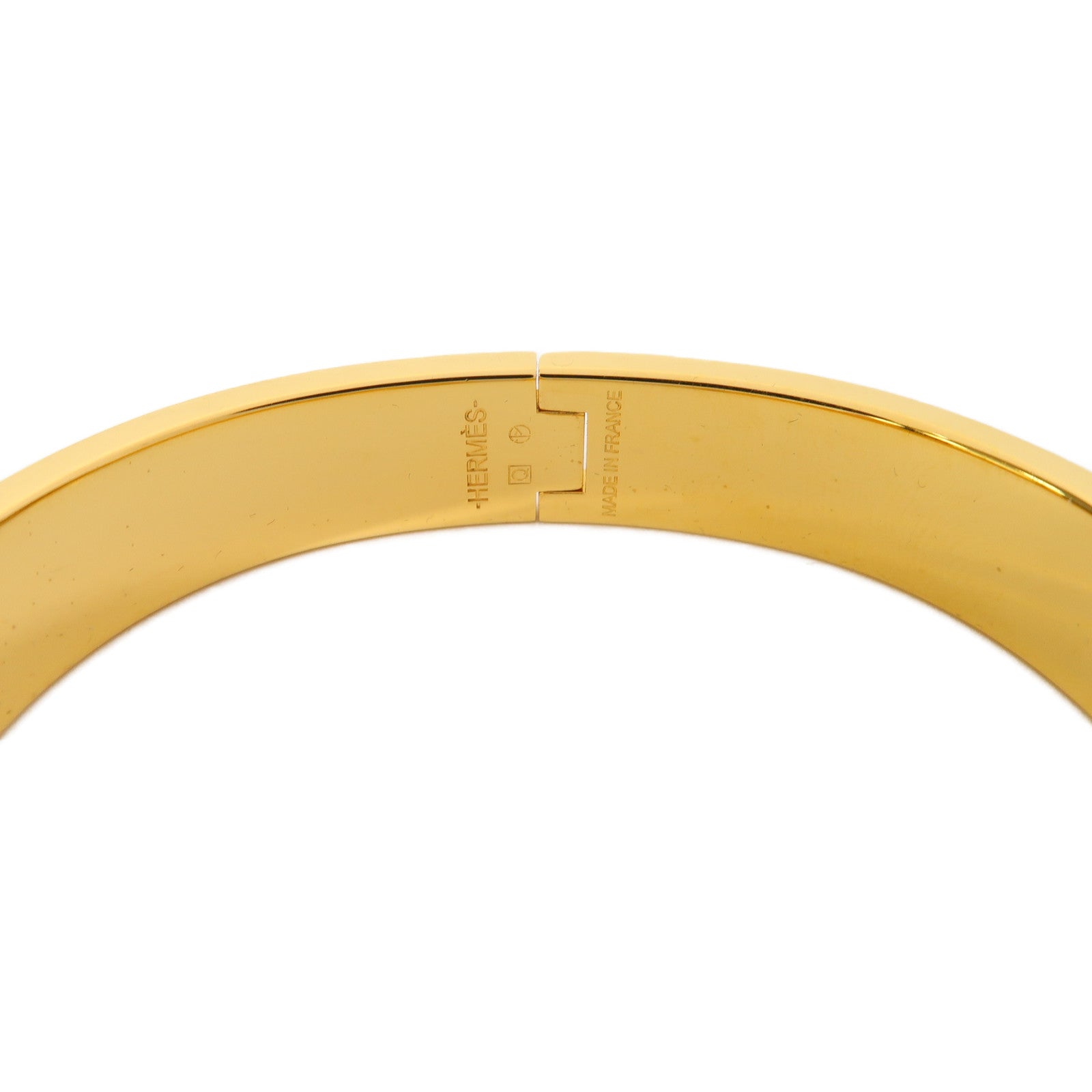 HERMES 金屬Clic H手鐲紫色