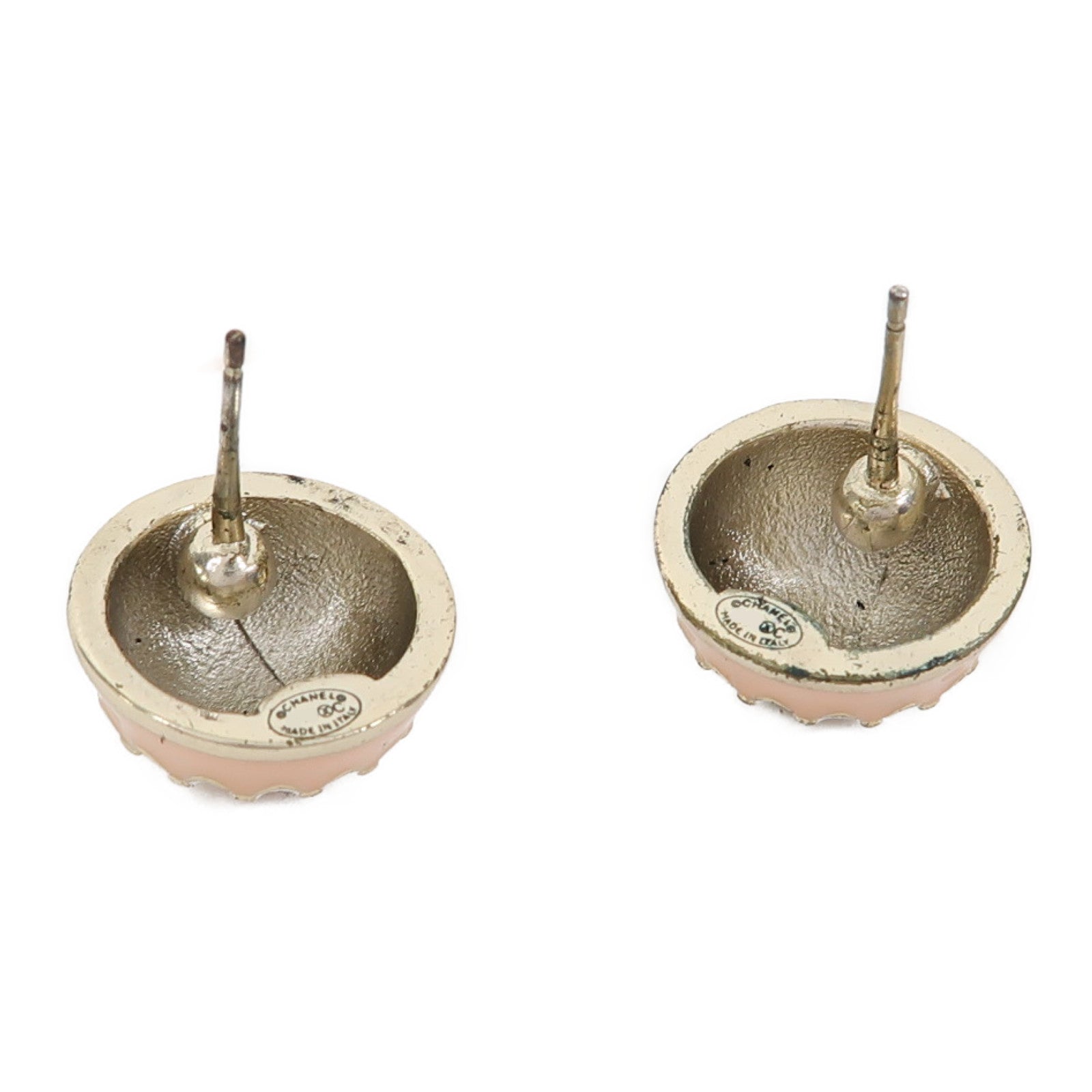 CHANEL 金屬Earrings耳環粉紅色