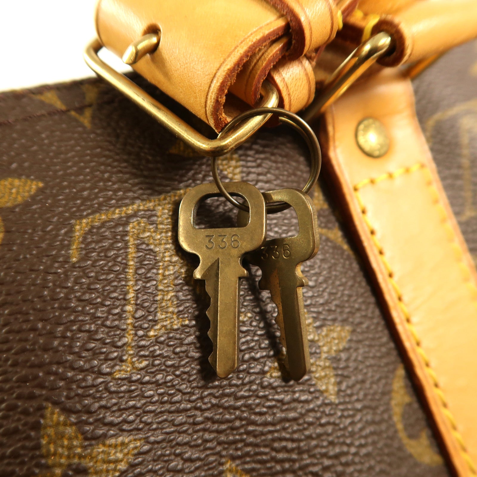 LOUIS VUITTON Monogram Keepall 50金扣手挽袋