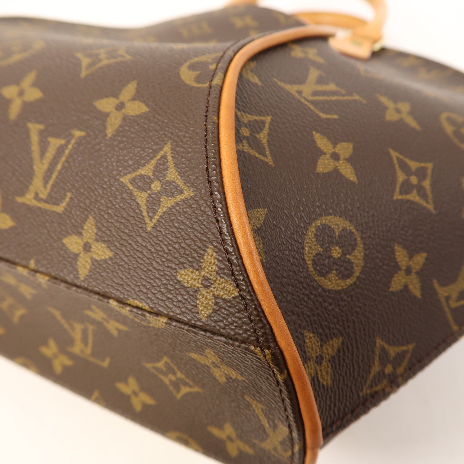 LOUIS VUITTON 【激減優惠】Monogram Ellipse MM金扣手挽袋啡色