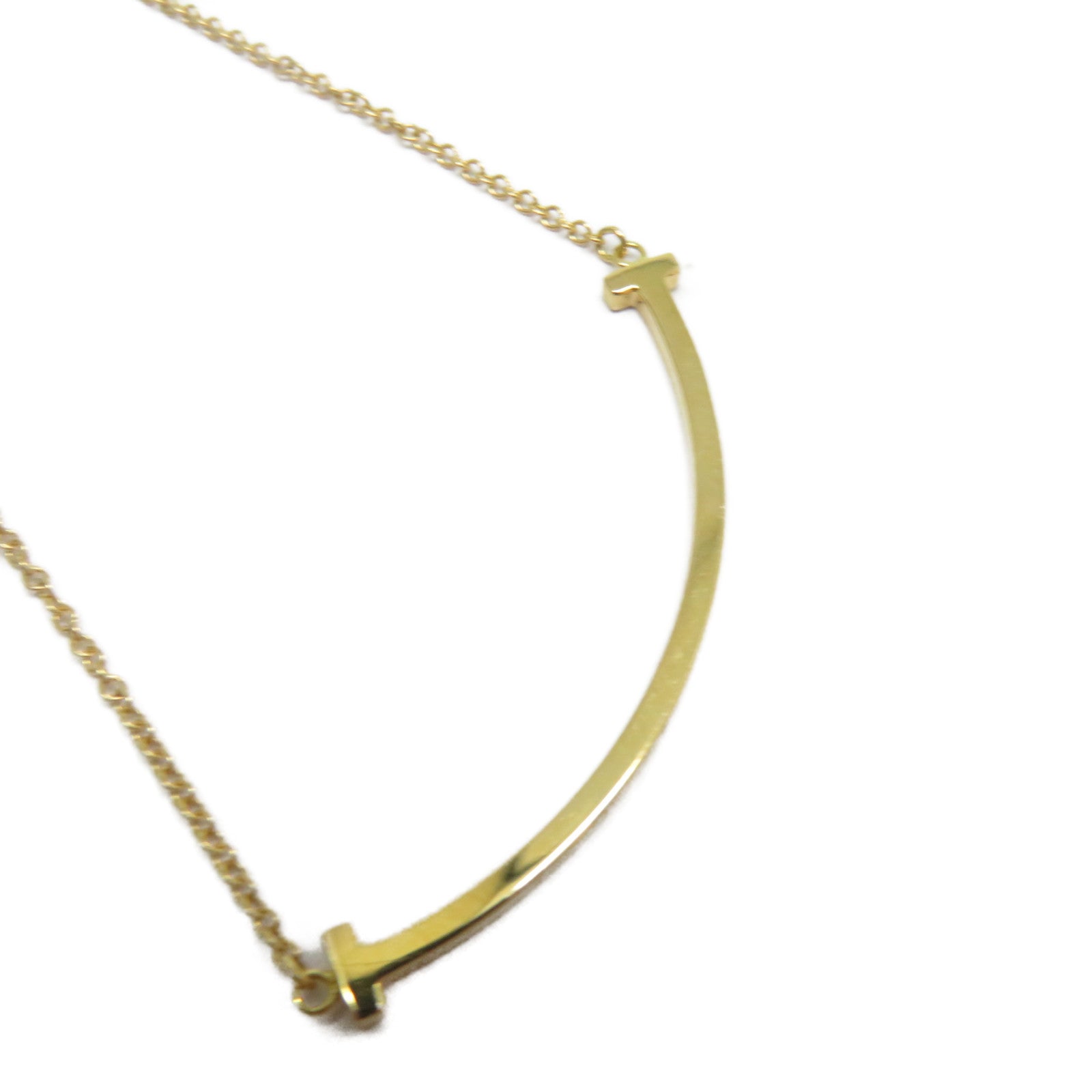 TIFFANY＆CO 18K黃金Smile Necklace項鍊