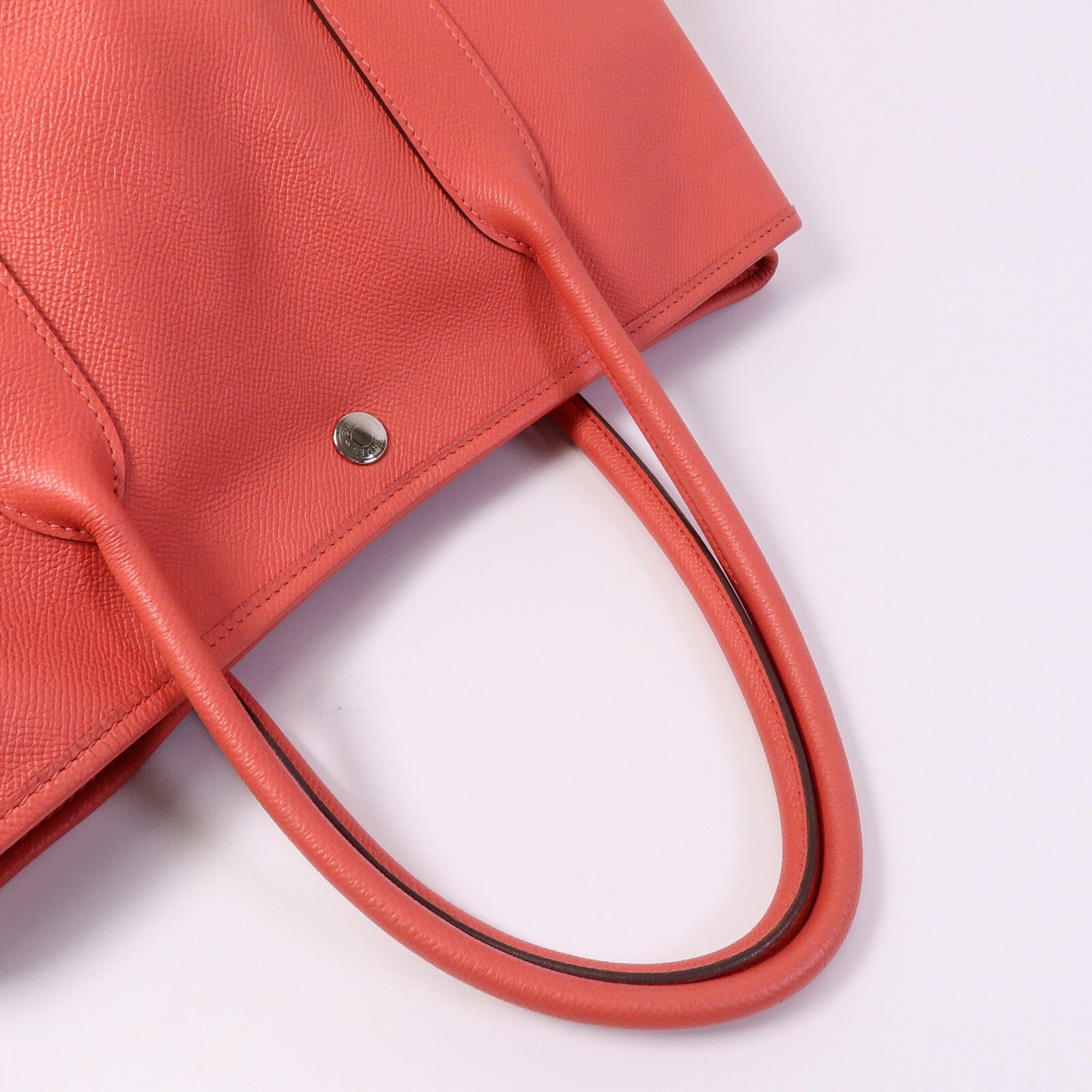 HERMES Epsom皮革Garden Party PM手挽袋Rose Jaipur